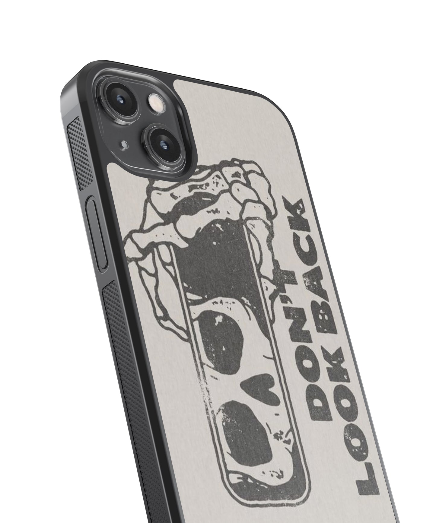 Don't Look Back Pop Culture Glass Phone Case Cover