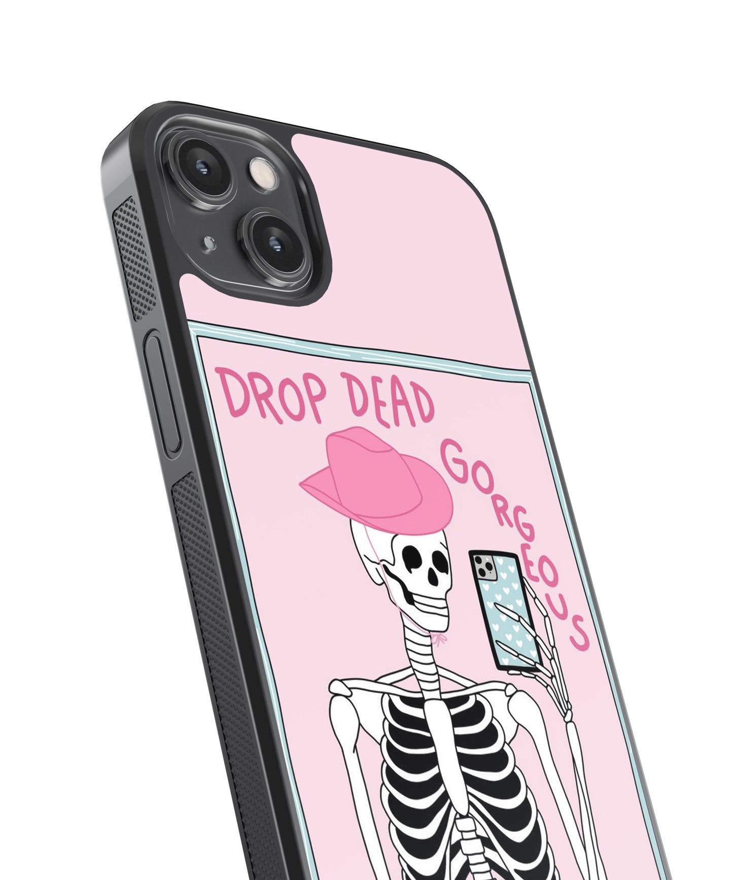 Drop Dead Gorgeous Y2K Glass Phone Case Cover