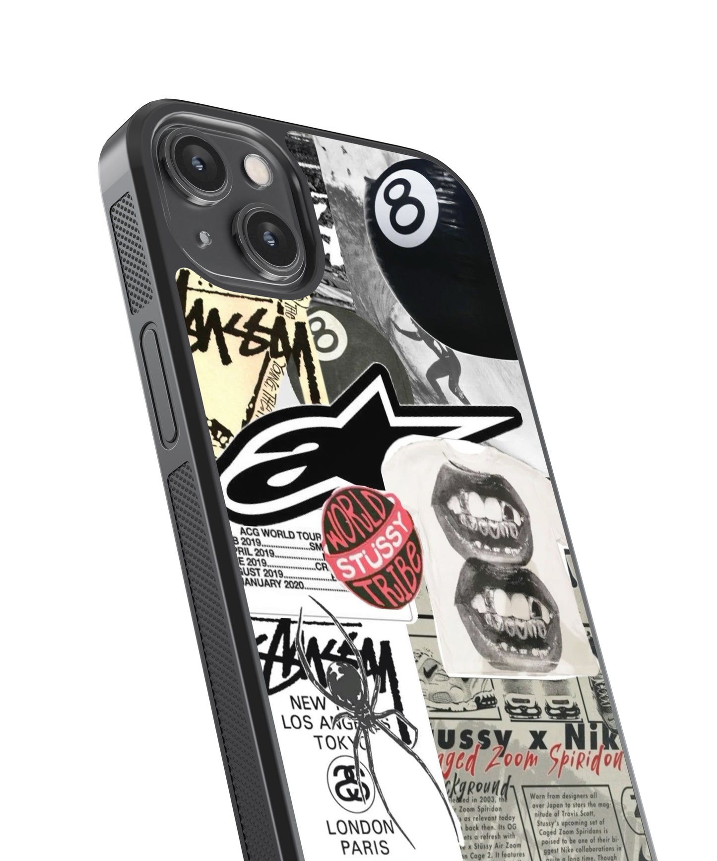 World Tribe Y2K Glass Phone Case Cover