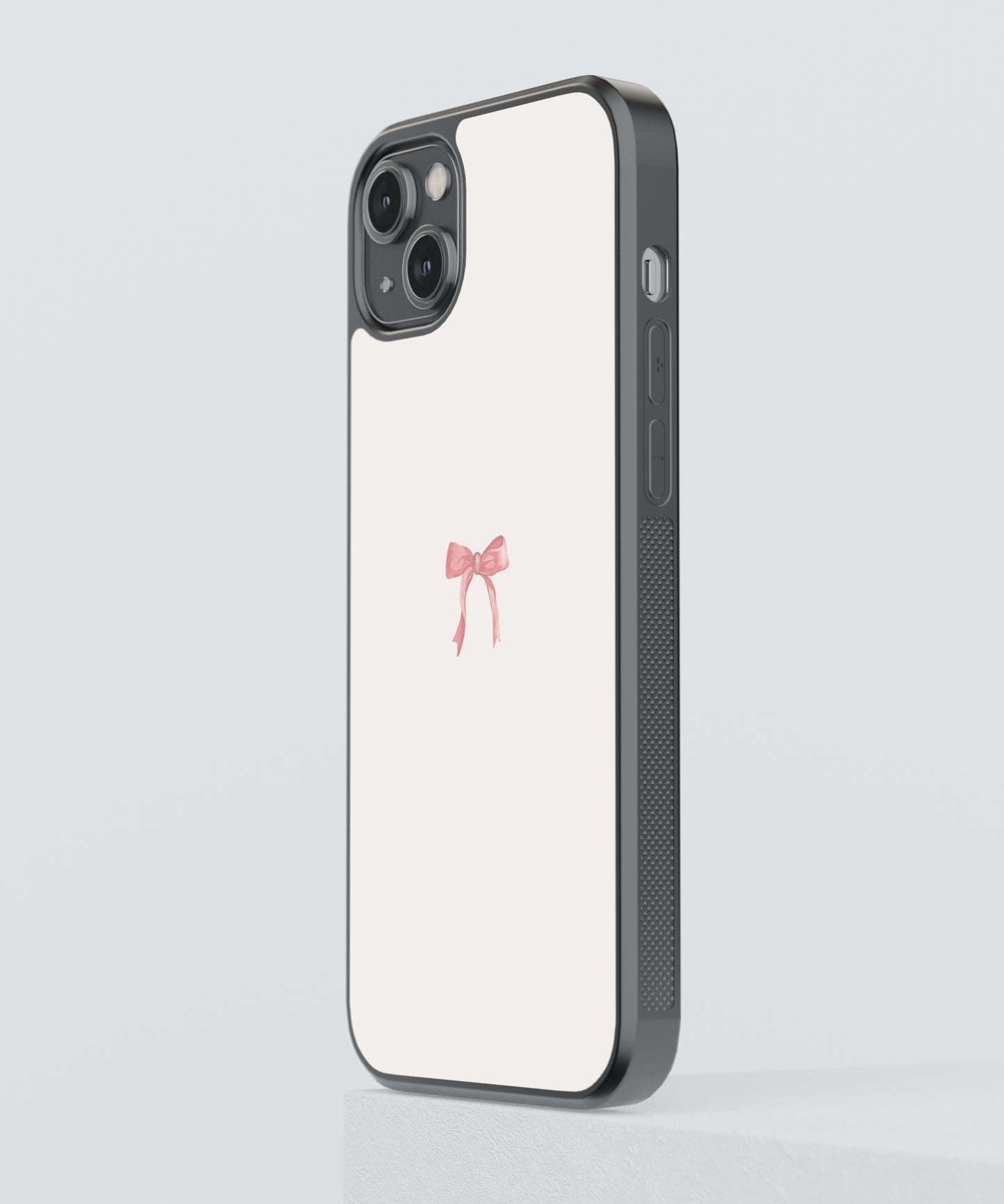 Coquette Bow Abstract Glass Phone Case Cover
