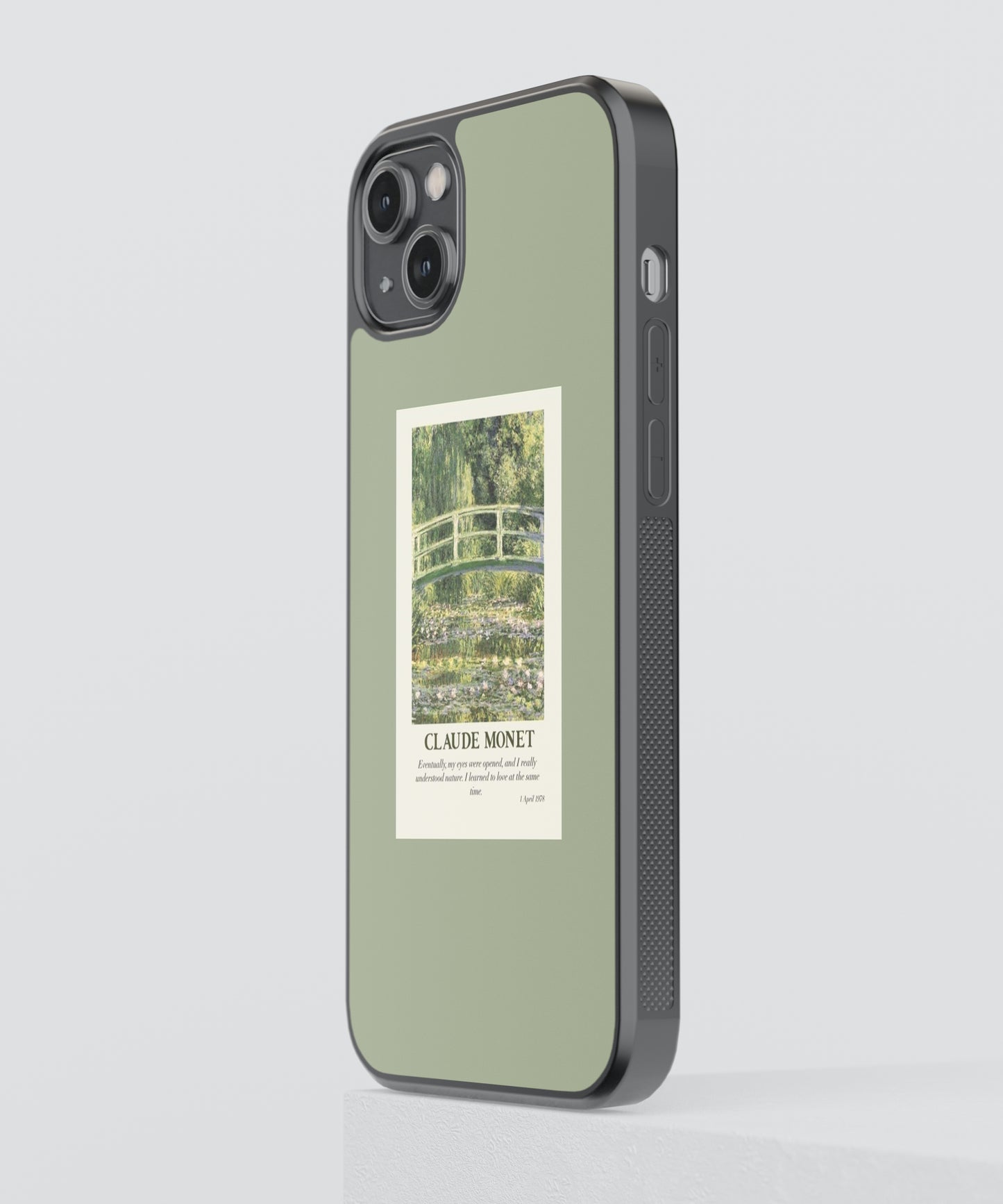 Claude Monet Polaroid Glass Phone Case Cover