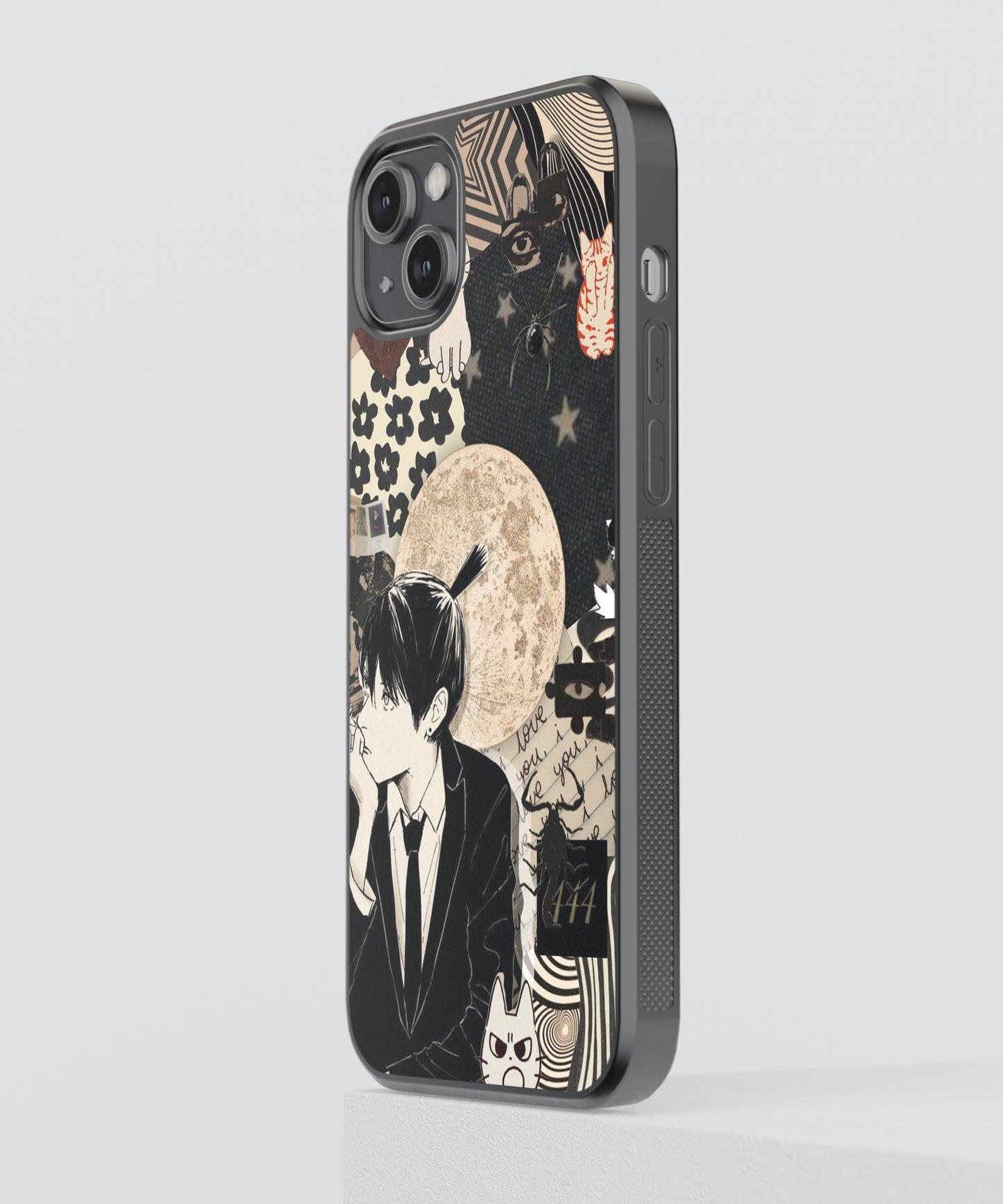 Chainsaw Man Aki Anime Glass Phone Case Cover