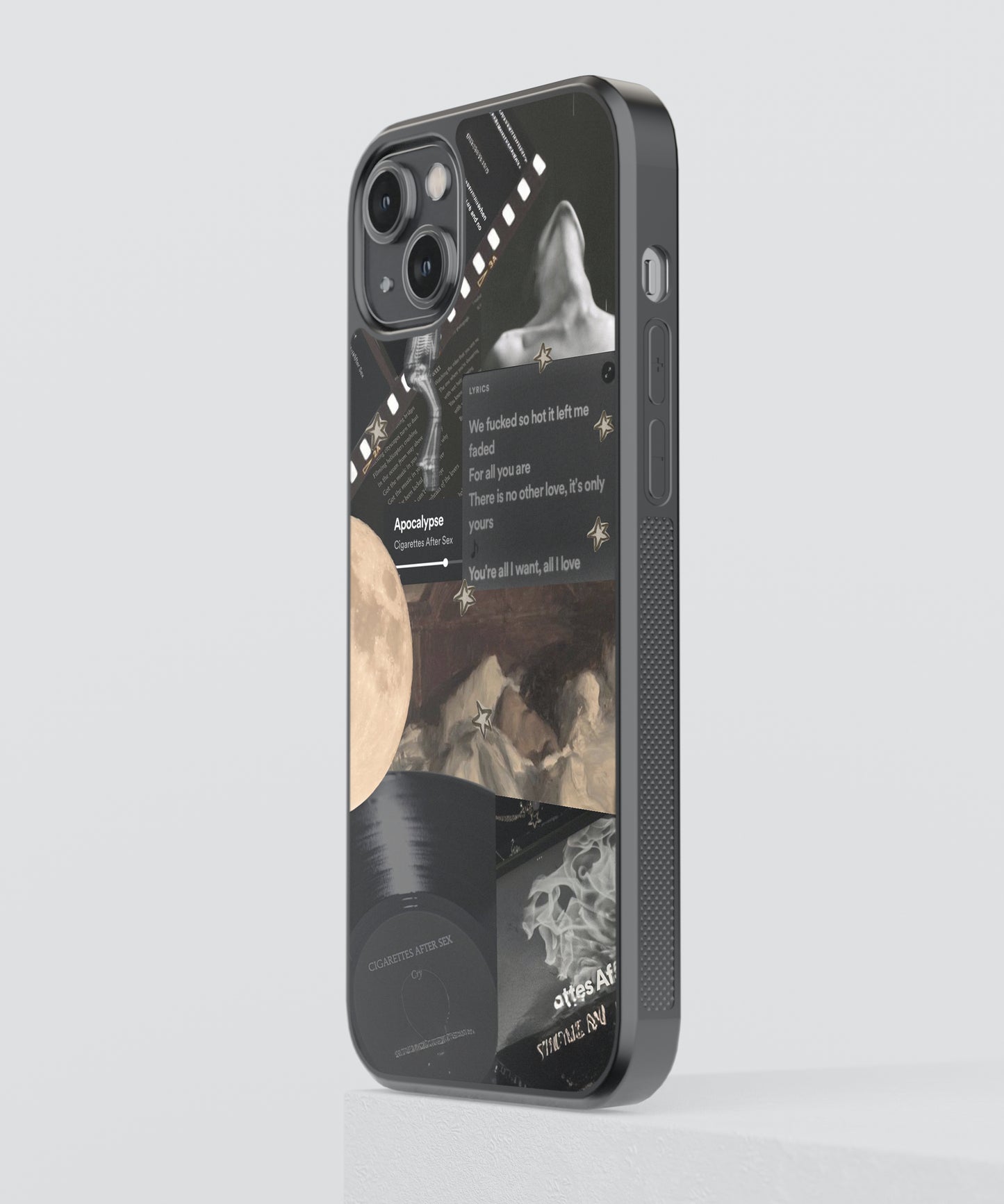 CAS Aesthetic Spotify Glass Phone Case Cover