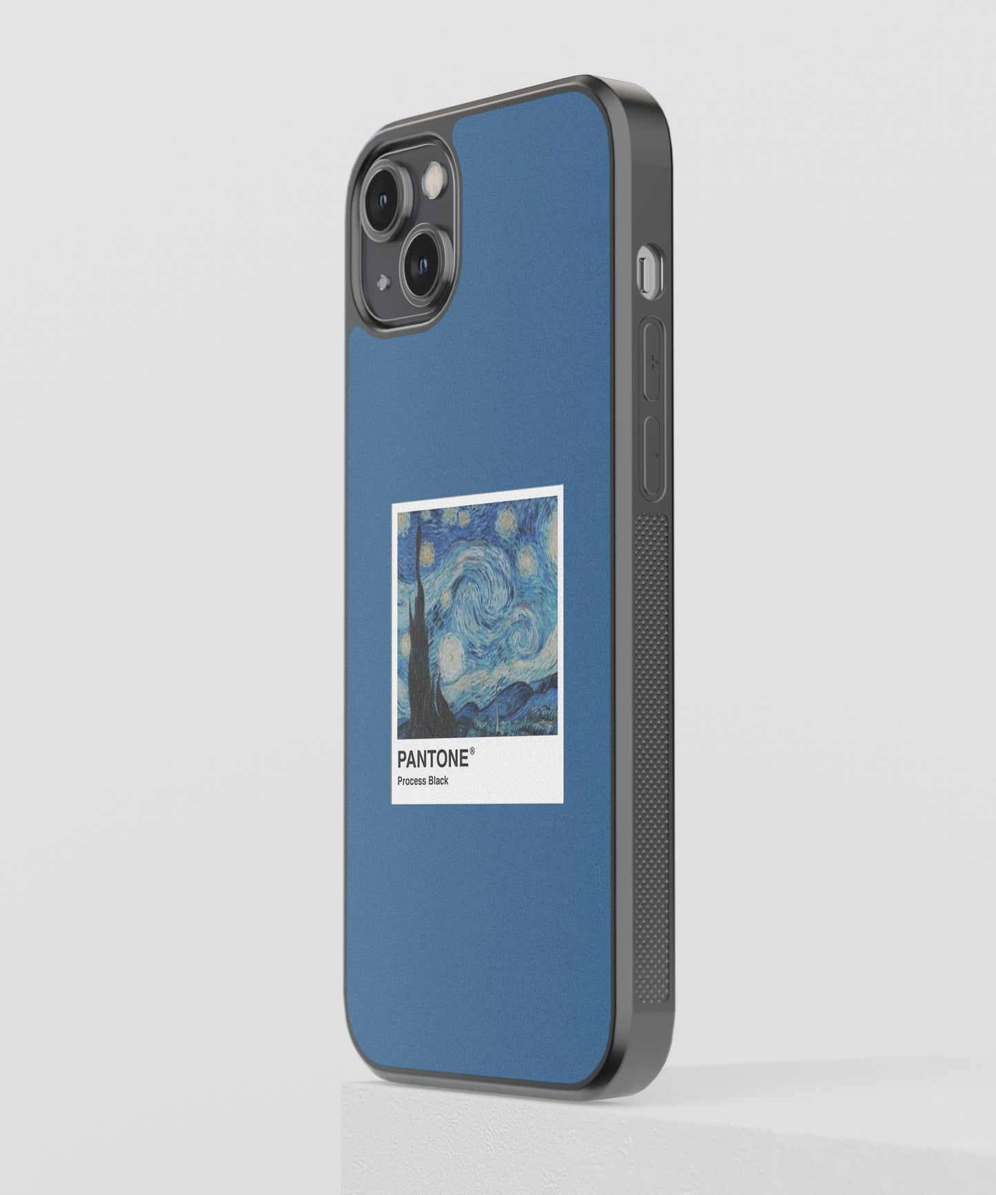 Van Gogh Starry Night Polaroid Glass Phone Case Cover