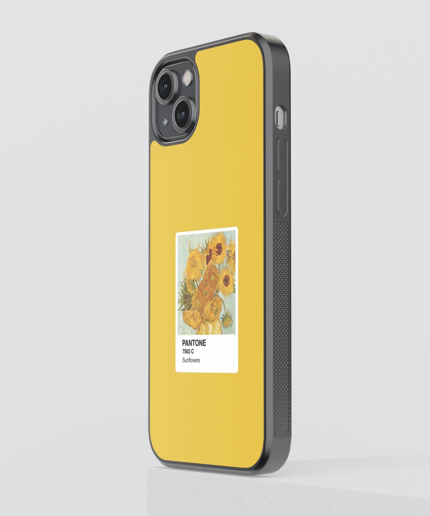 Van Gogh Sunflowers Polaroid Glass Phone Case Cover