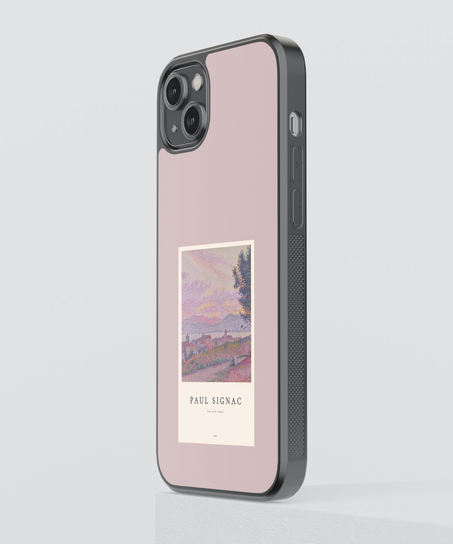 Paul Signac Landscape Polaroid Glass Phone Case Cover