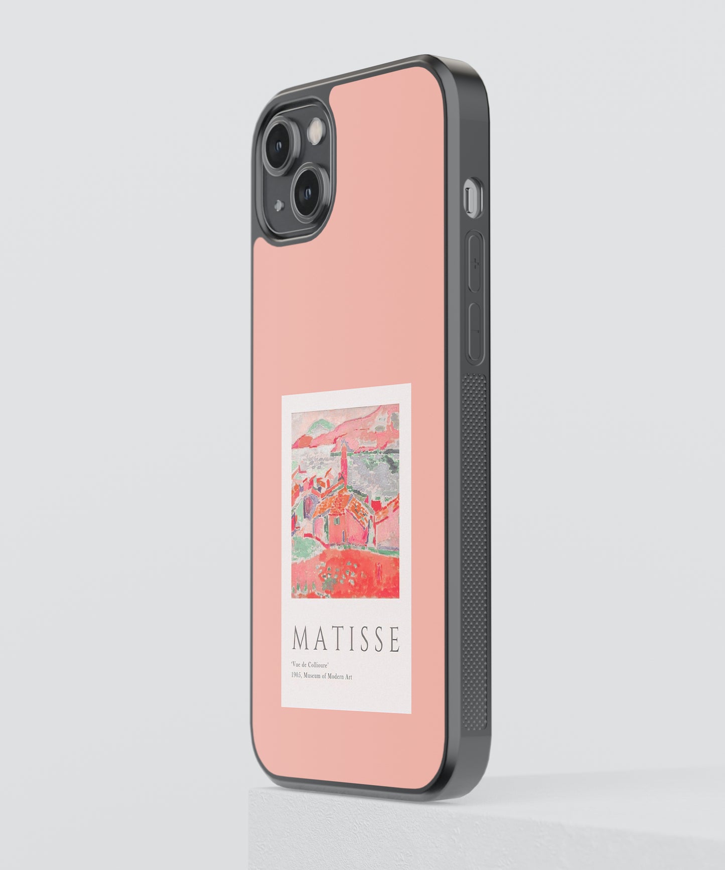 Vue De Collioure Polaroid Glass Phone Case Cover
