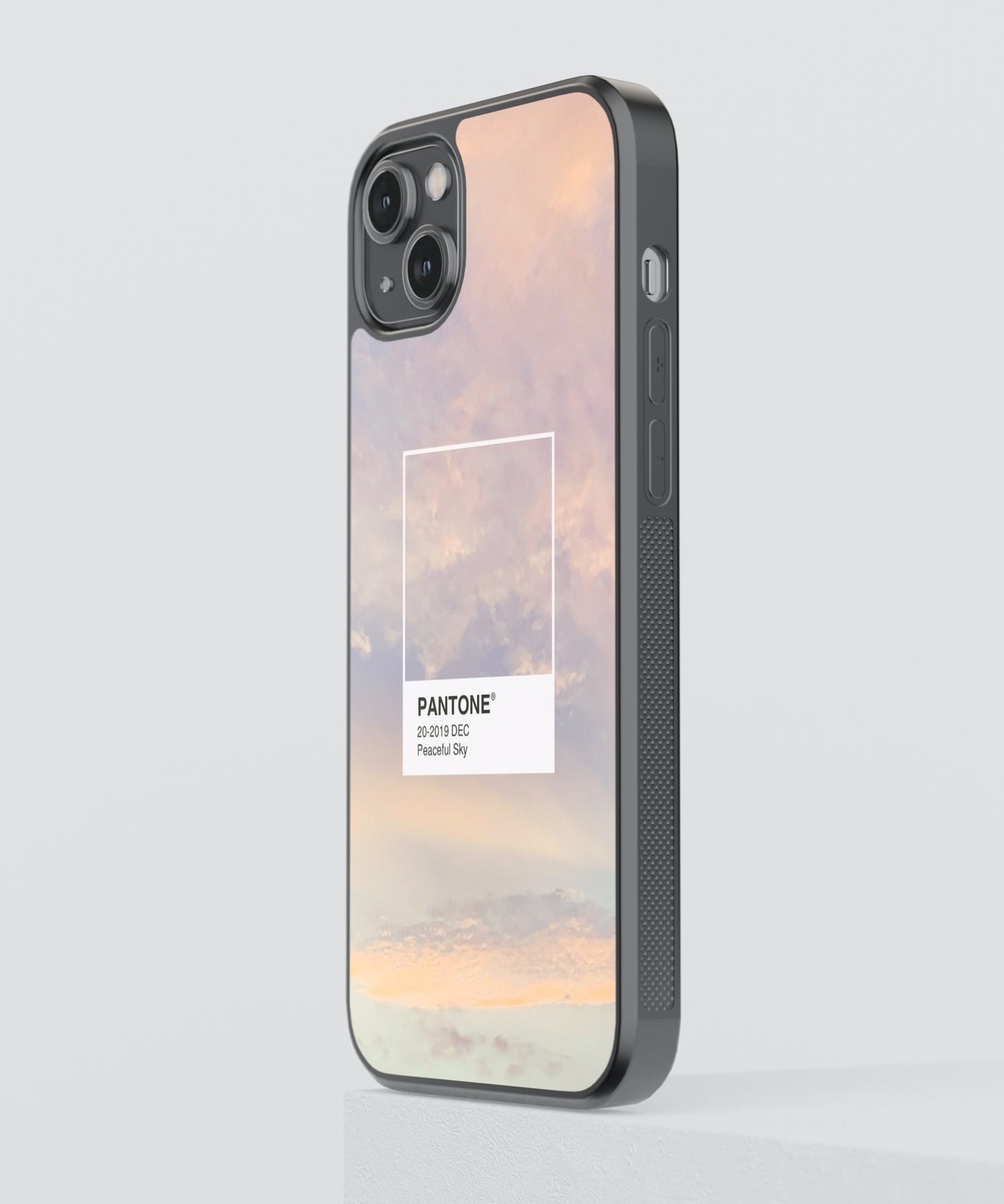 Peaceful Sky Polaroid Glass Phone Case Cover
