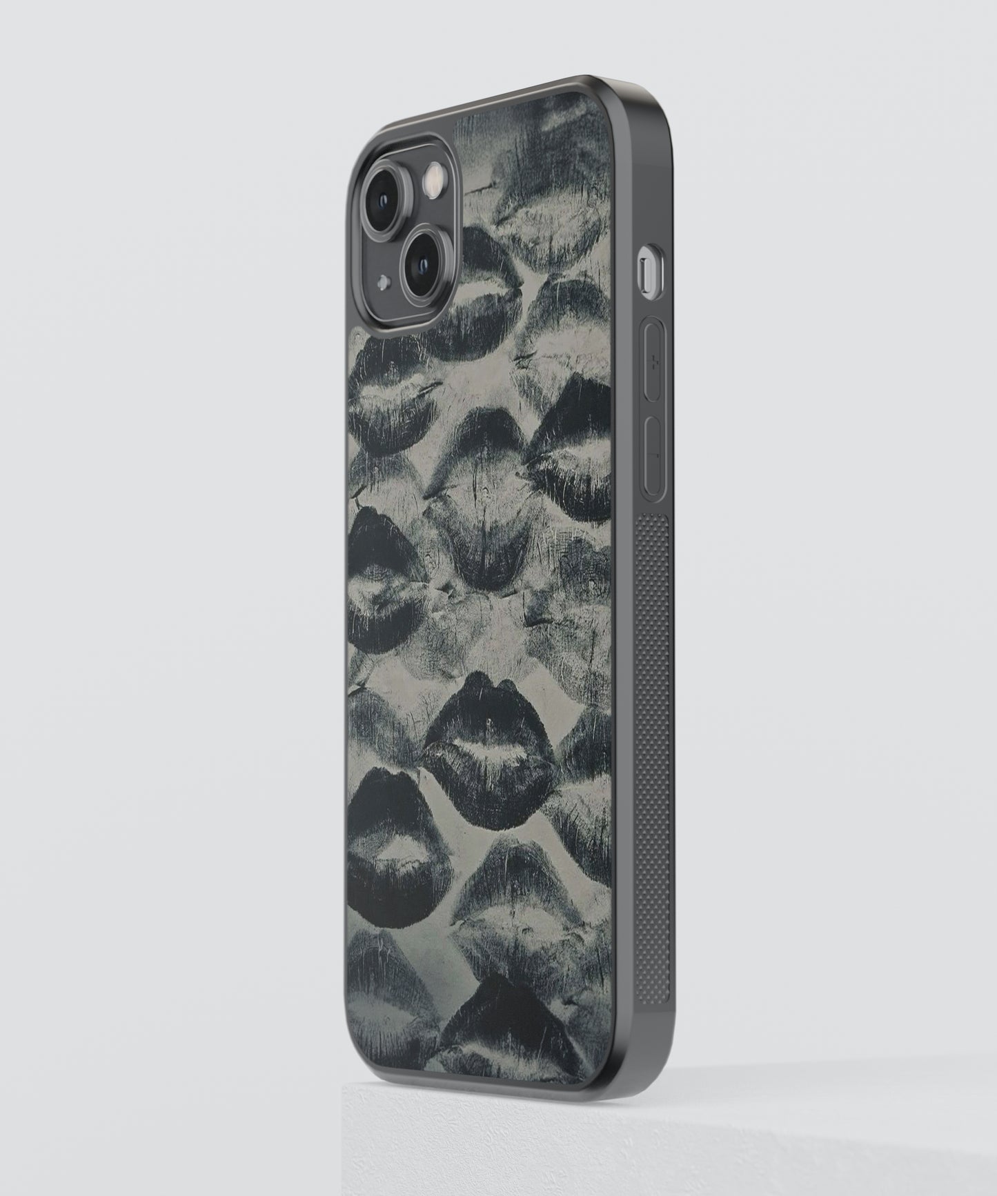 Kisses Gothic (For Him) Glass Phone Case Cover