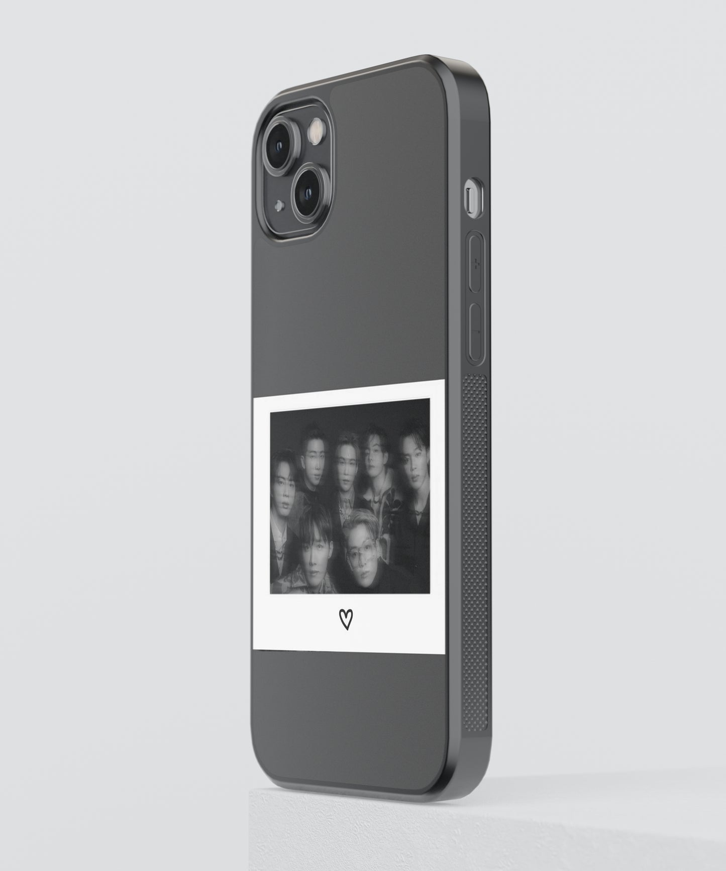BTS Polaroid Glass Phone Case Cover