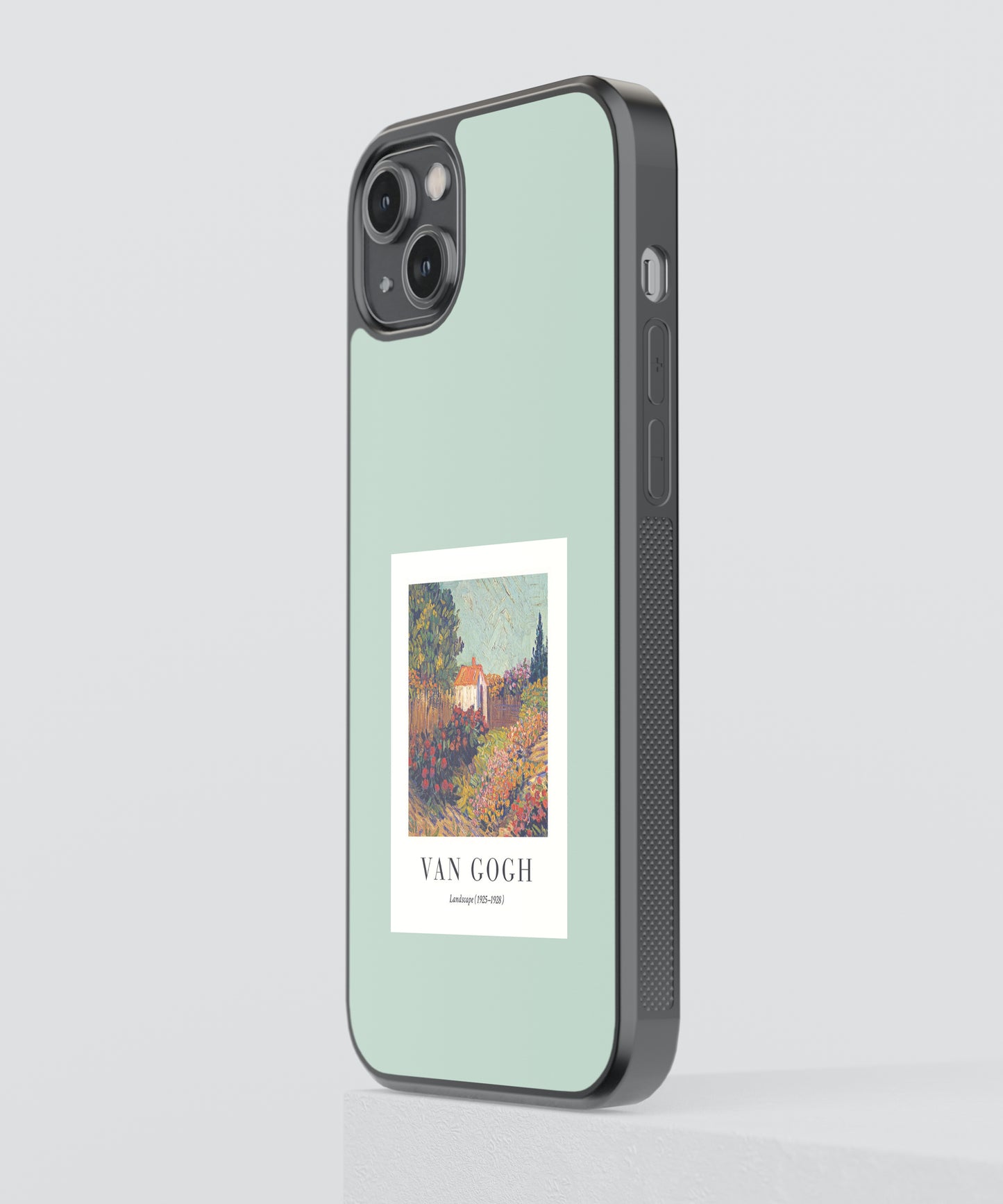 Van Gogh Landscape Polaroid Glass Phone Case Cover