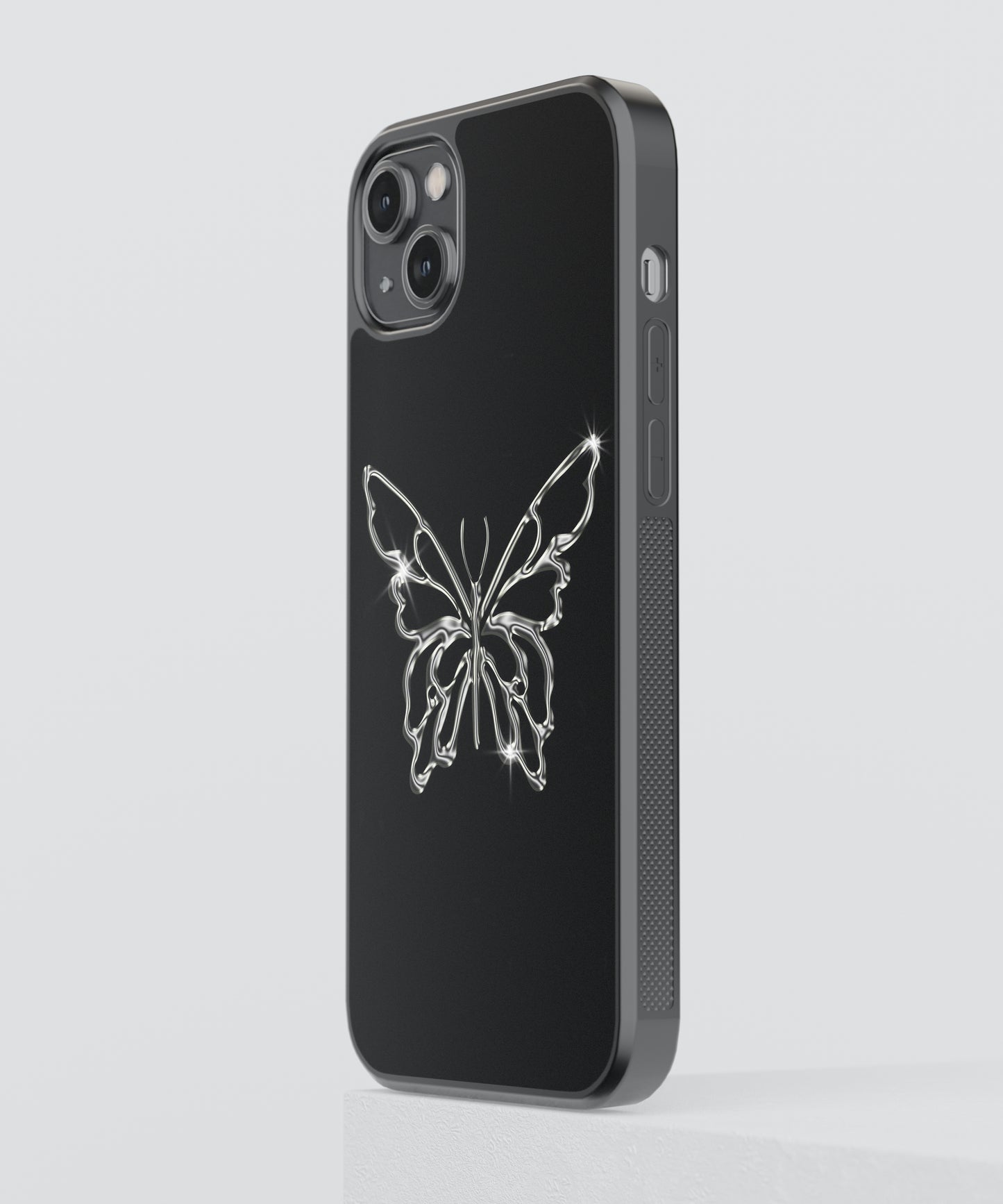 Y2K Aesthetic Butterfly Glass Phone Case Cover