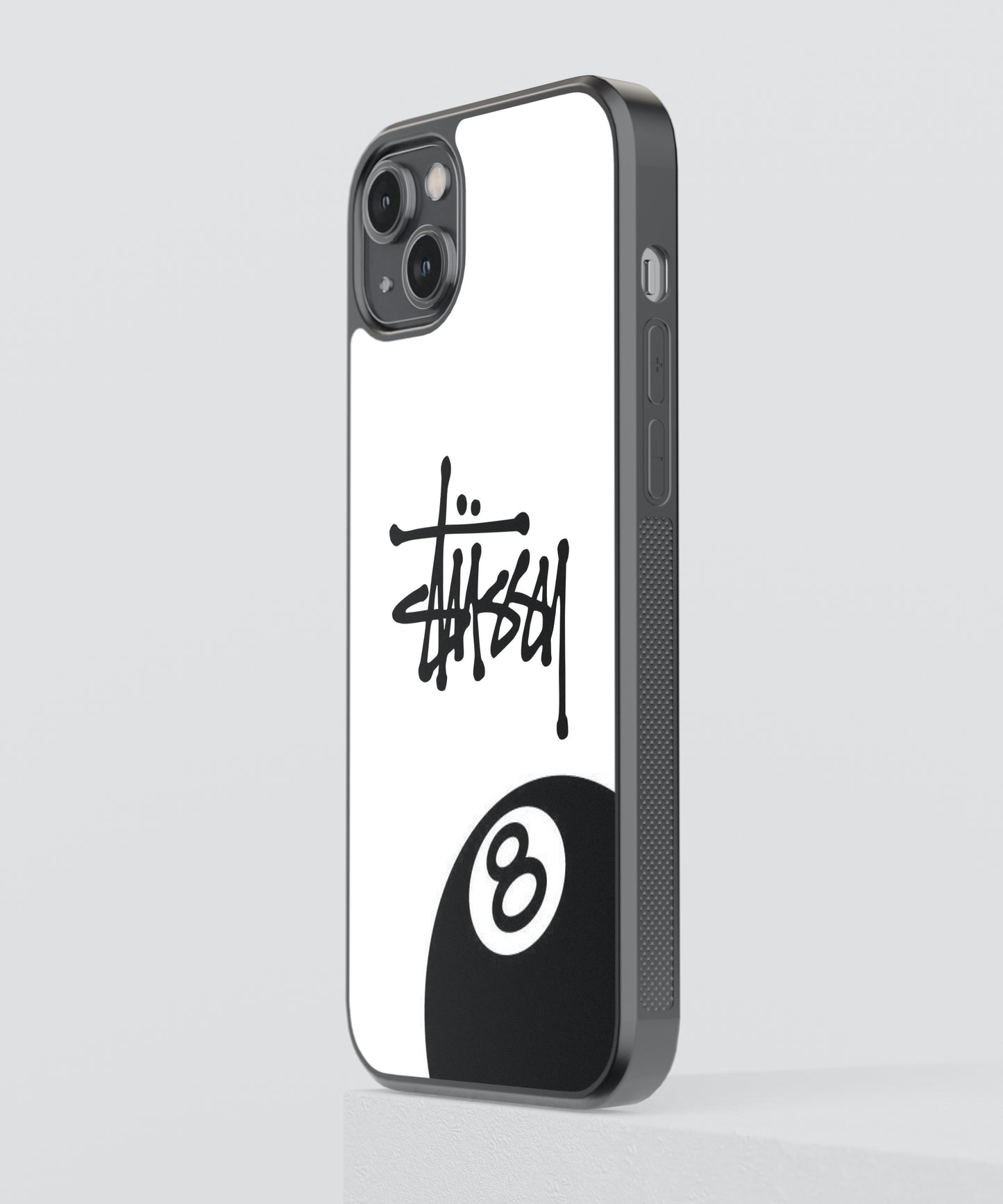 Stussy 8ball Y2K Glass Phone Case Cover