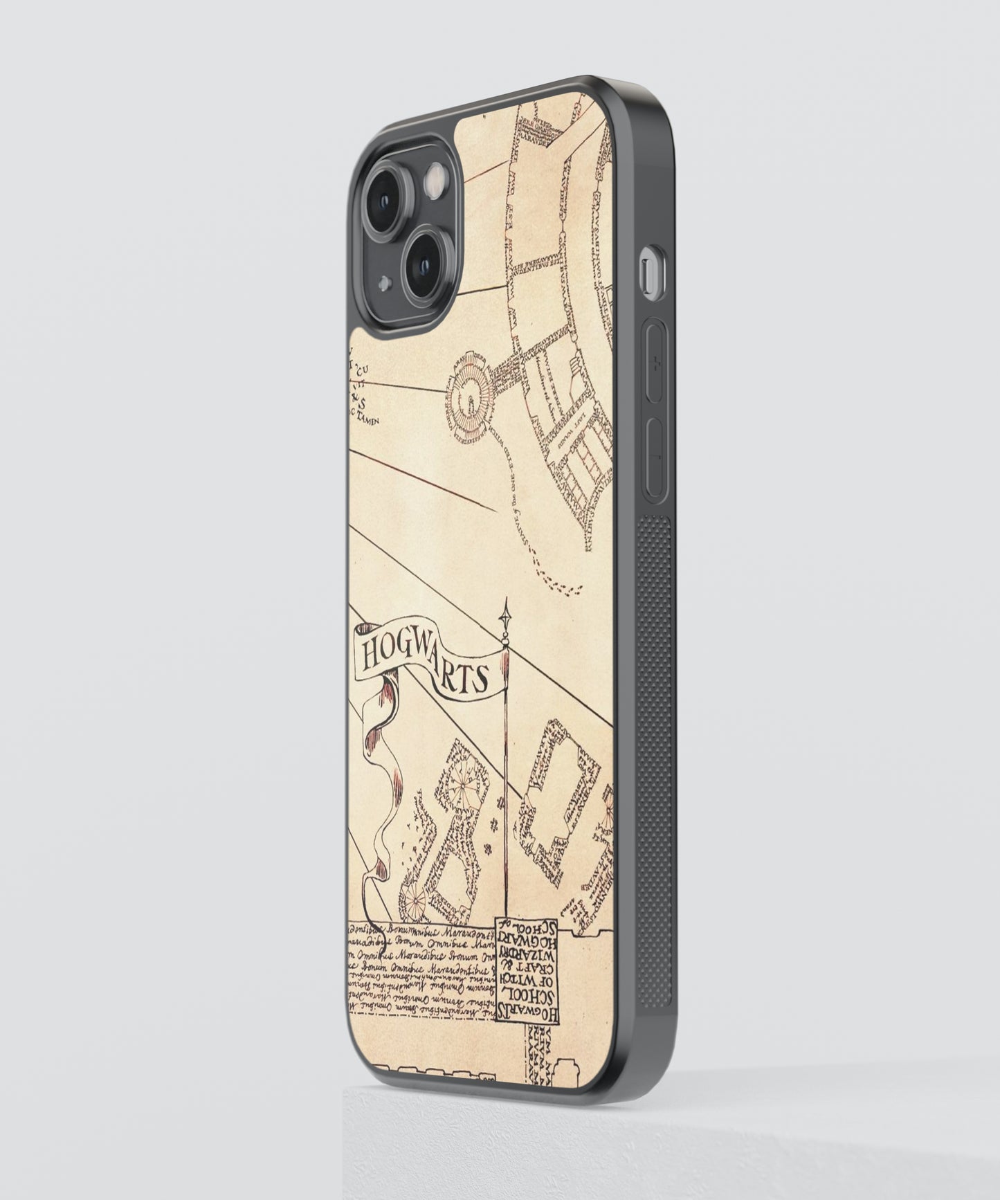 Harry Potter Map Pop Culture Glass Phone Case Cover