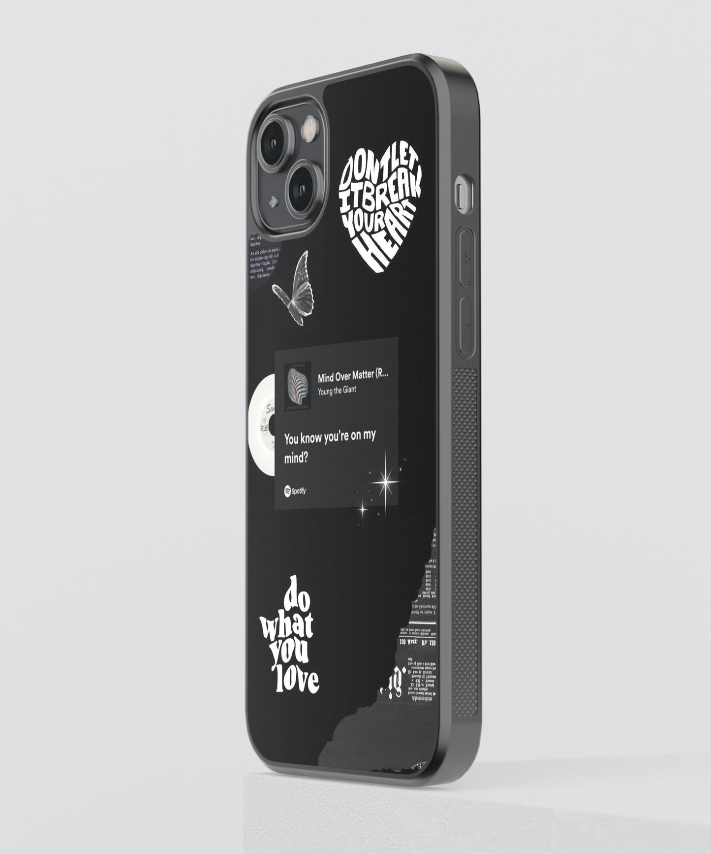 Mind Over Matter Spotify Glass Phone Case