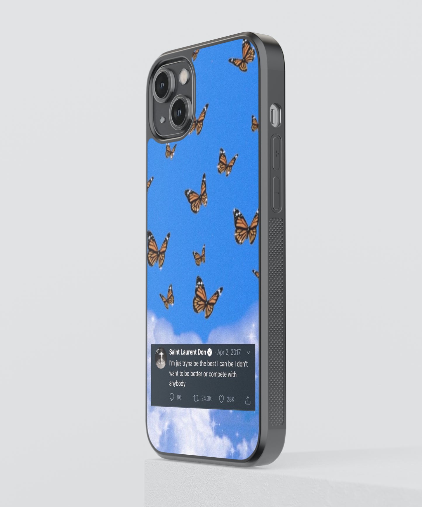 Saint Laurent Tweet Pop Culture Glass Phone Case Cover