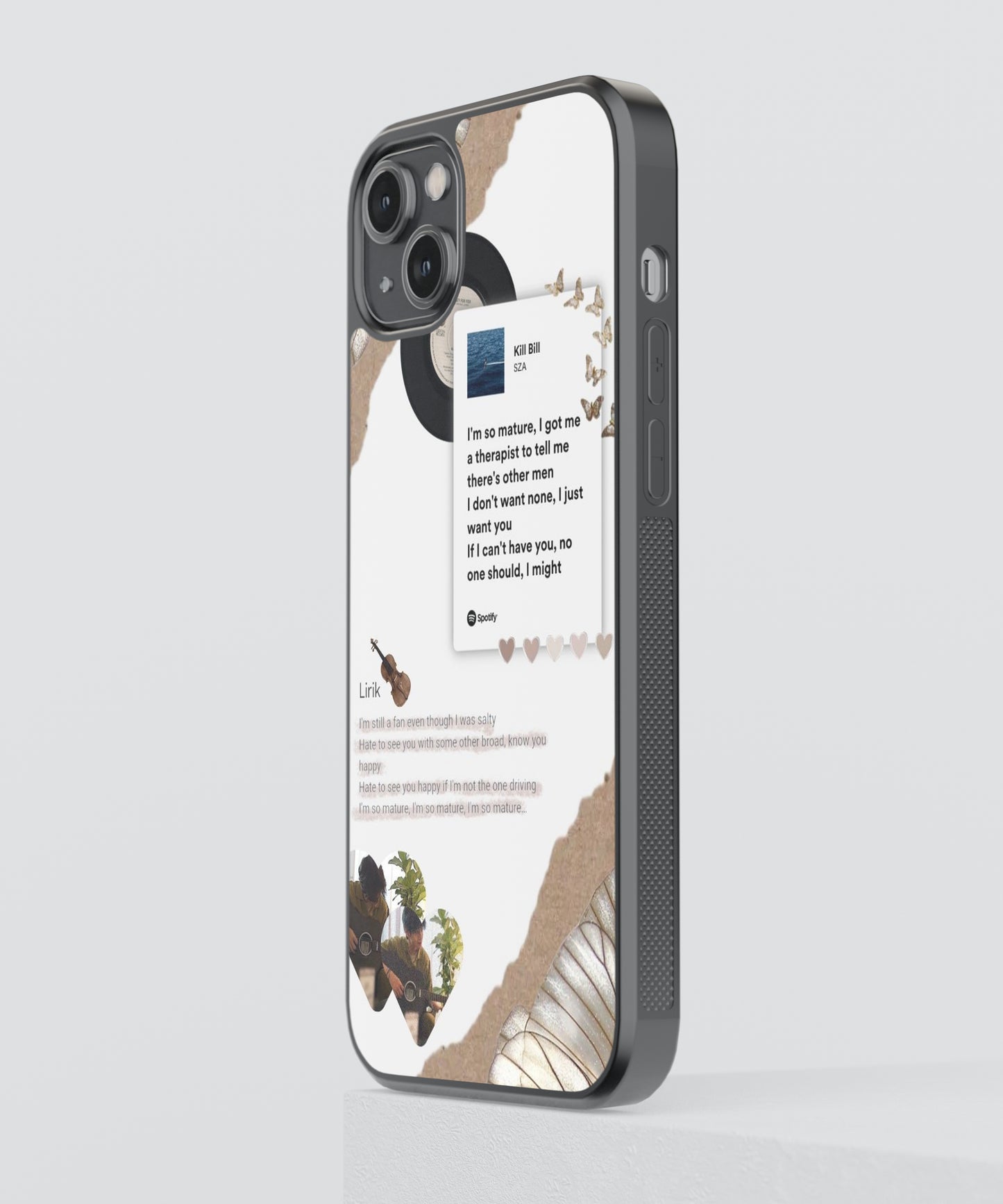 SZA Kill Bill Spotify Glass Phone Case Cover