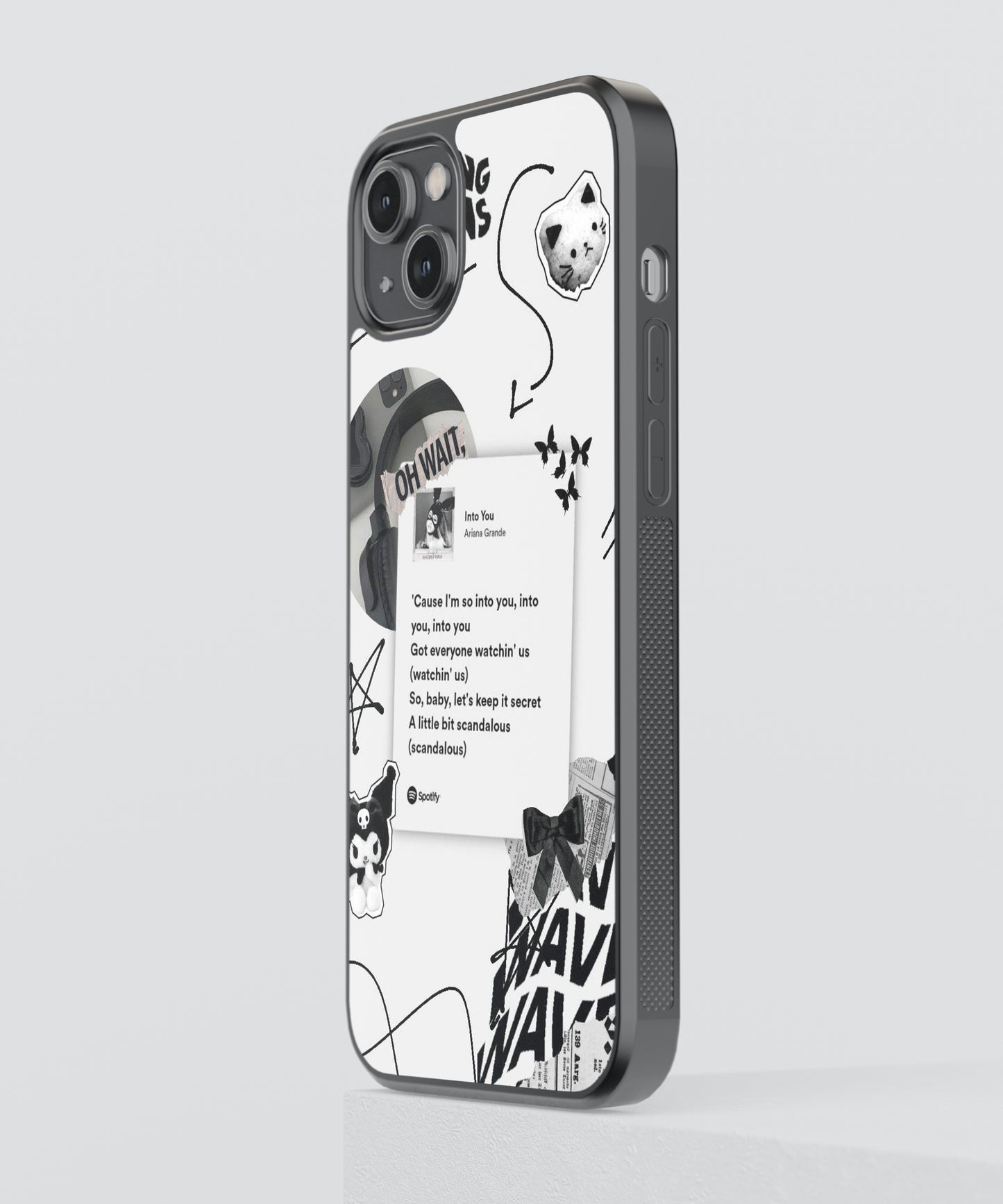 Ariana Grande Into You Spotify Glass Phone Case Cover