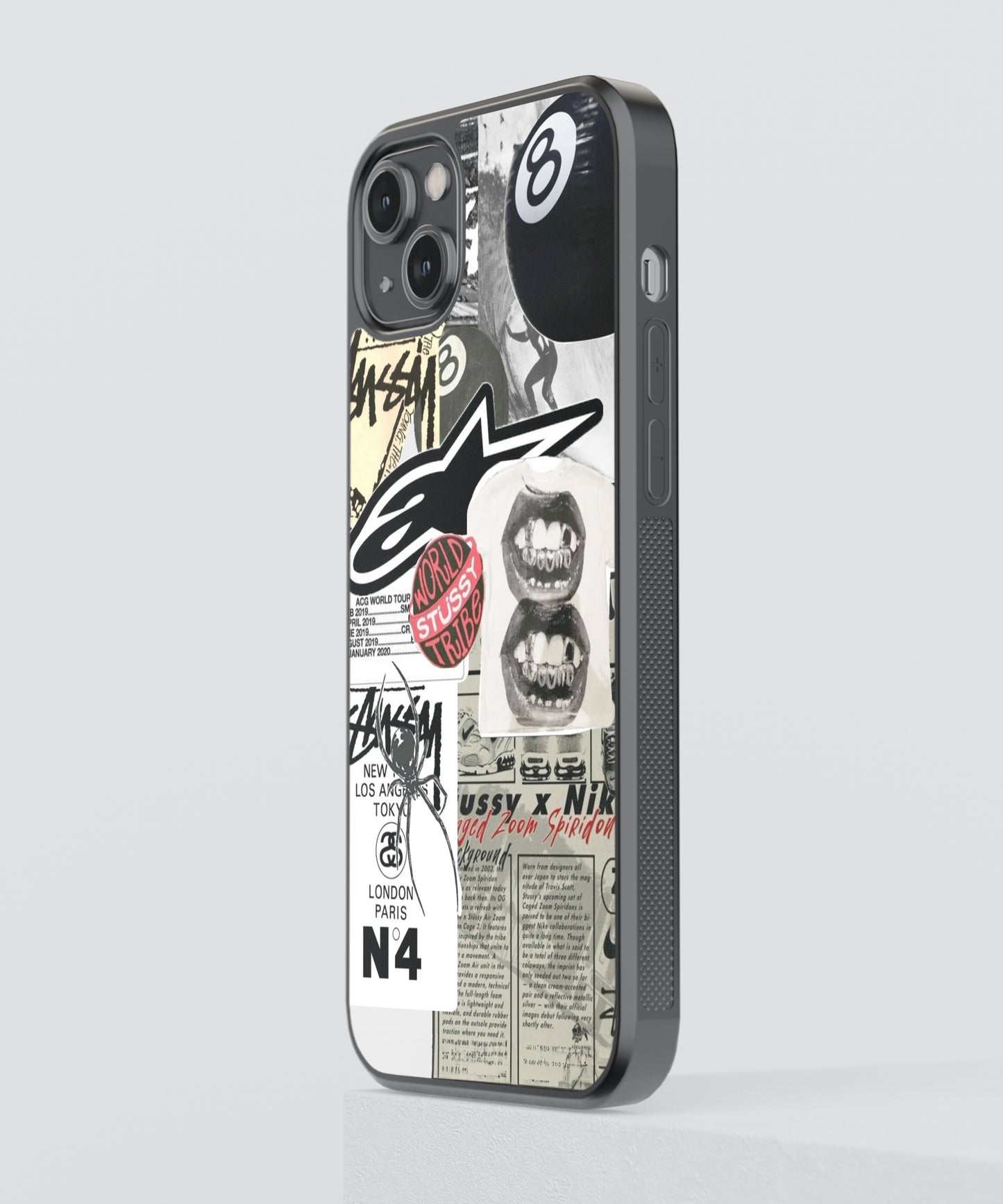 World Tribe Y2K Glass Phone Case Cover