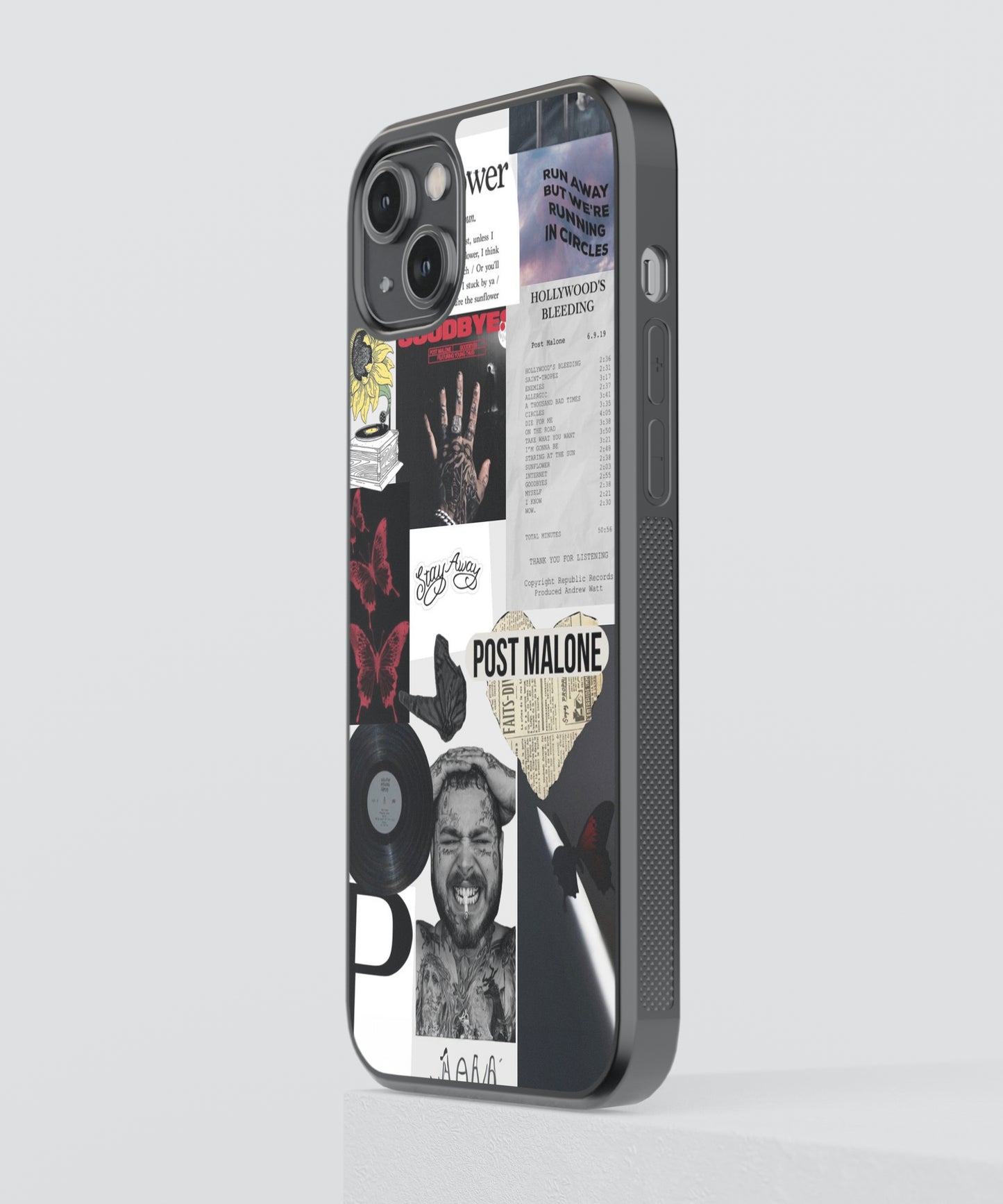 Post Malone Spotify Glass Phone Case Cover