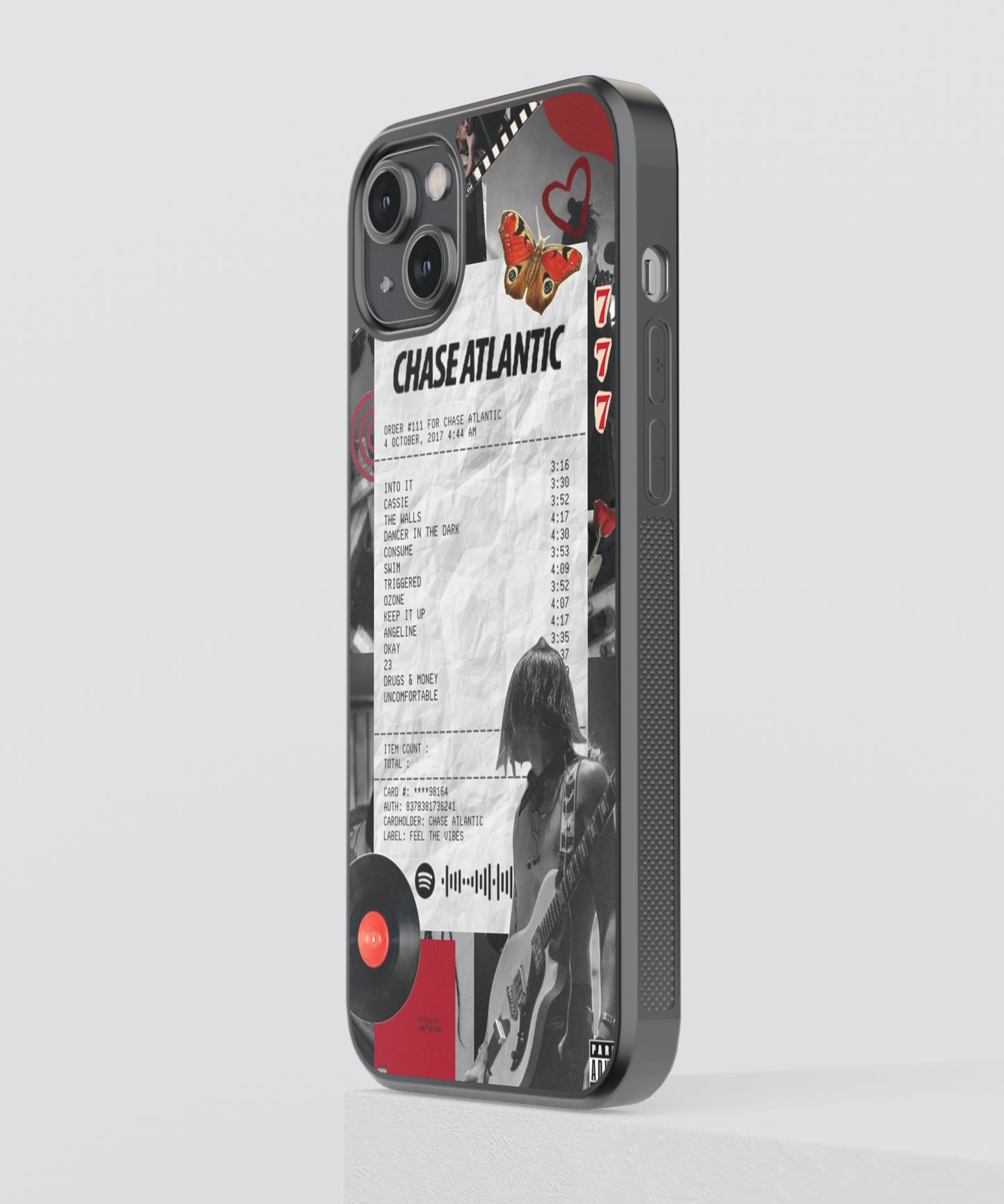 Chase Atlantic Guest Check Spotify Glass Phone Case Cover