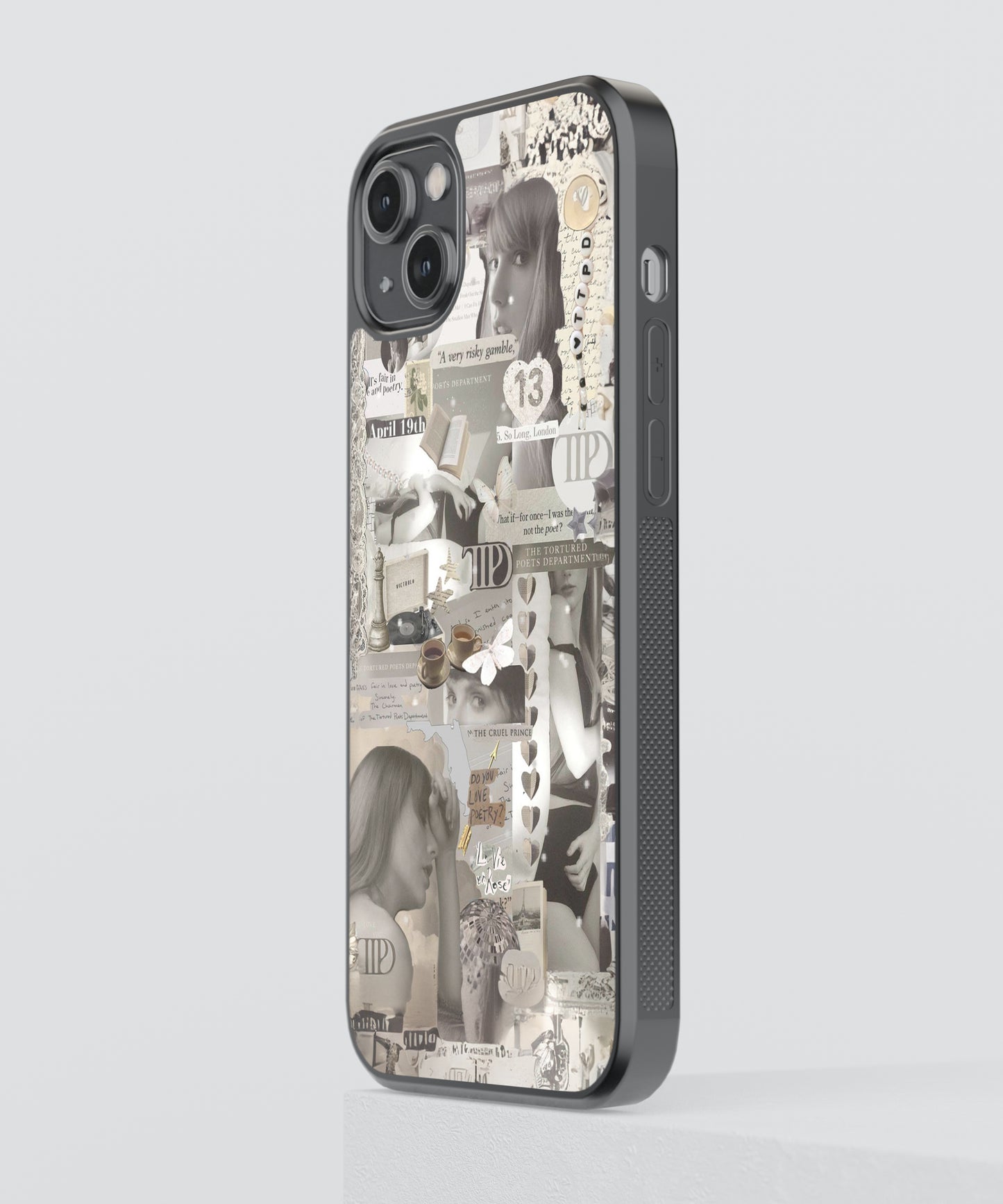 Taylor Swift Tortured Poets Dept Spotify Glass Phone Case Cover