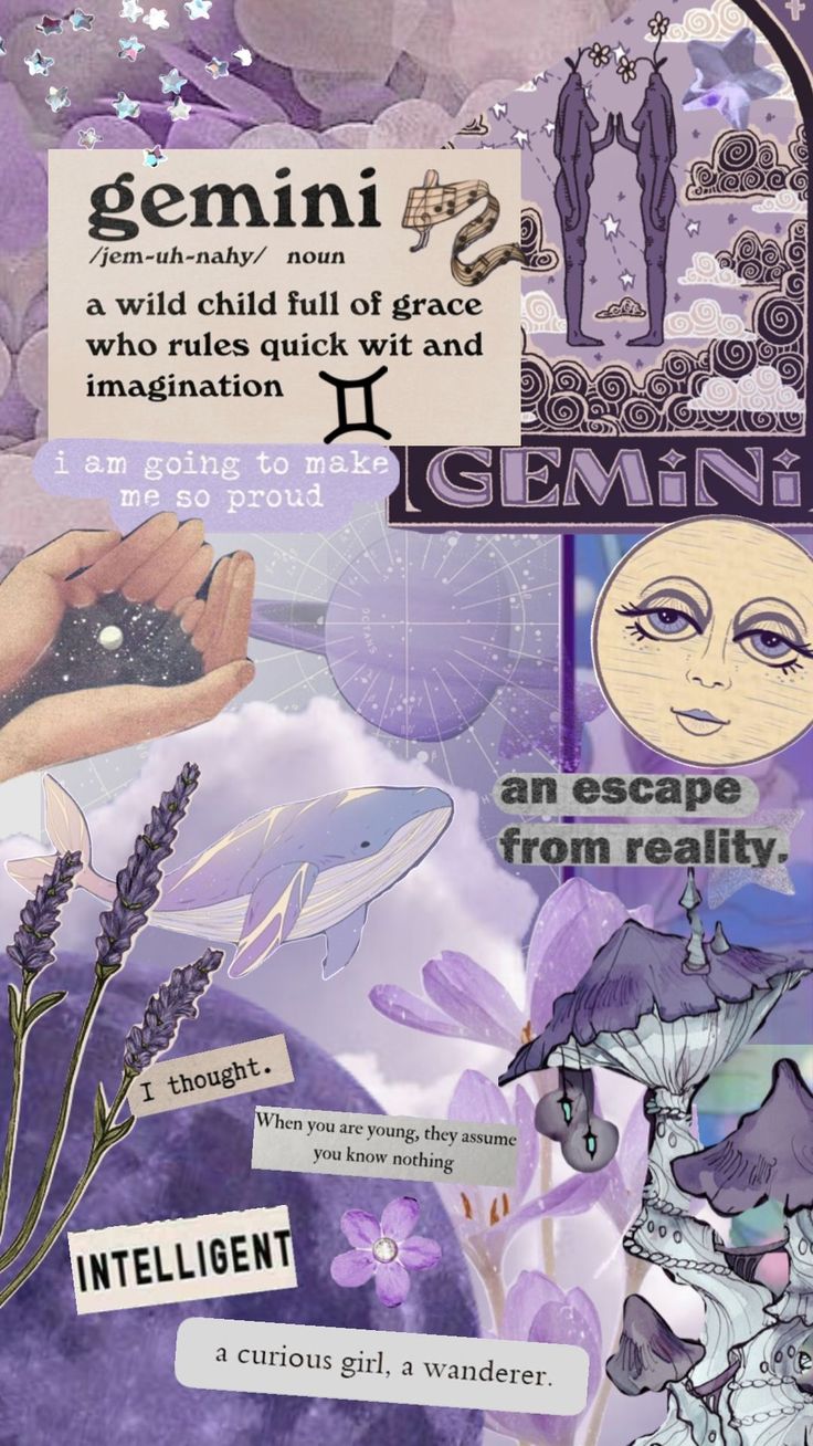 Gemini Zodiac Tote Bag - Aesthetic Phone Cases - Culltique