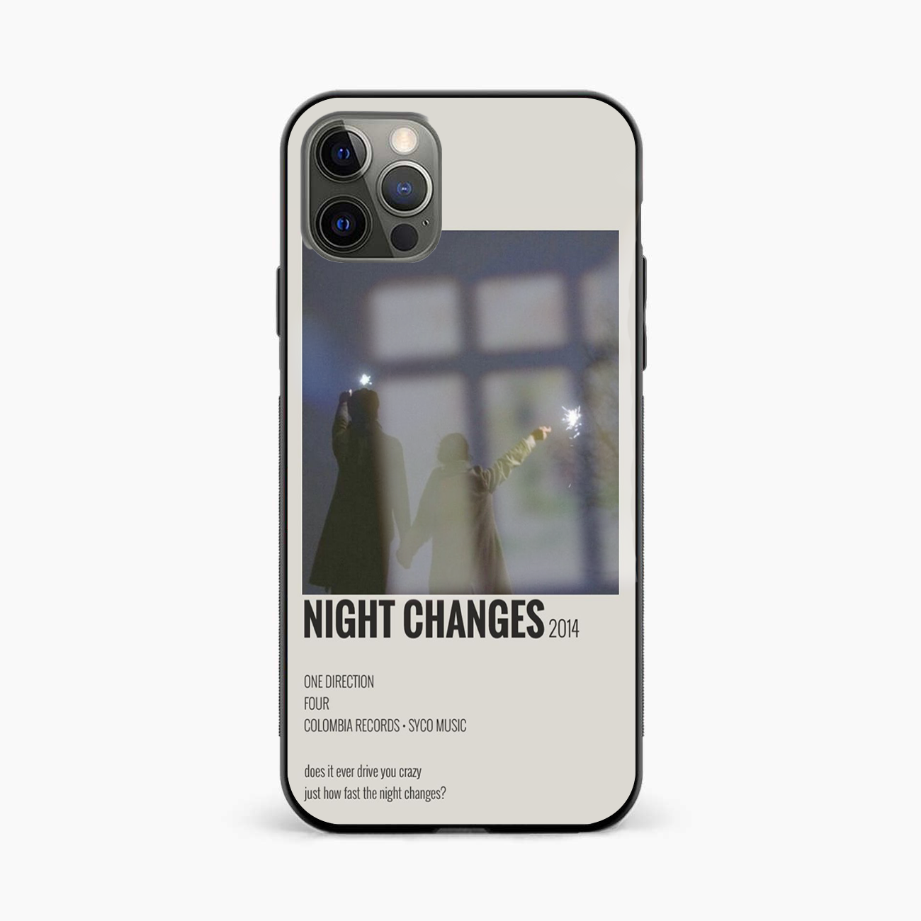 One Direction Midnight Changes Spotify Glass Phone Case Cover One Direction Midnight Changes Spotify Glass Phone Case Cover