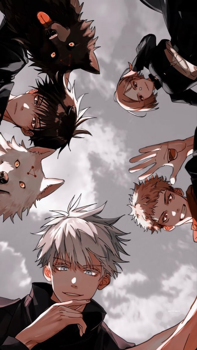 Jujutsu Kaisen Gang Tote Bag - Aesthetic Phone Cases - Culltique