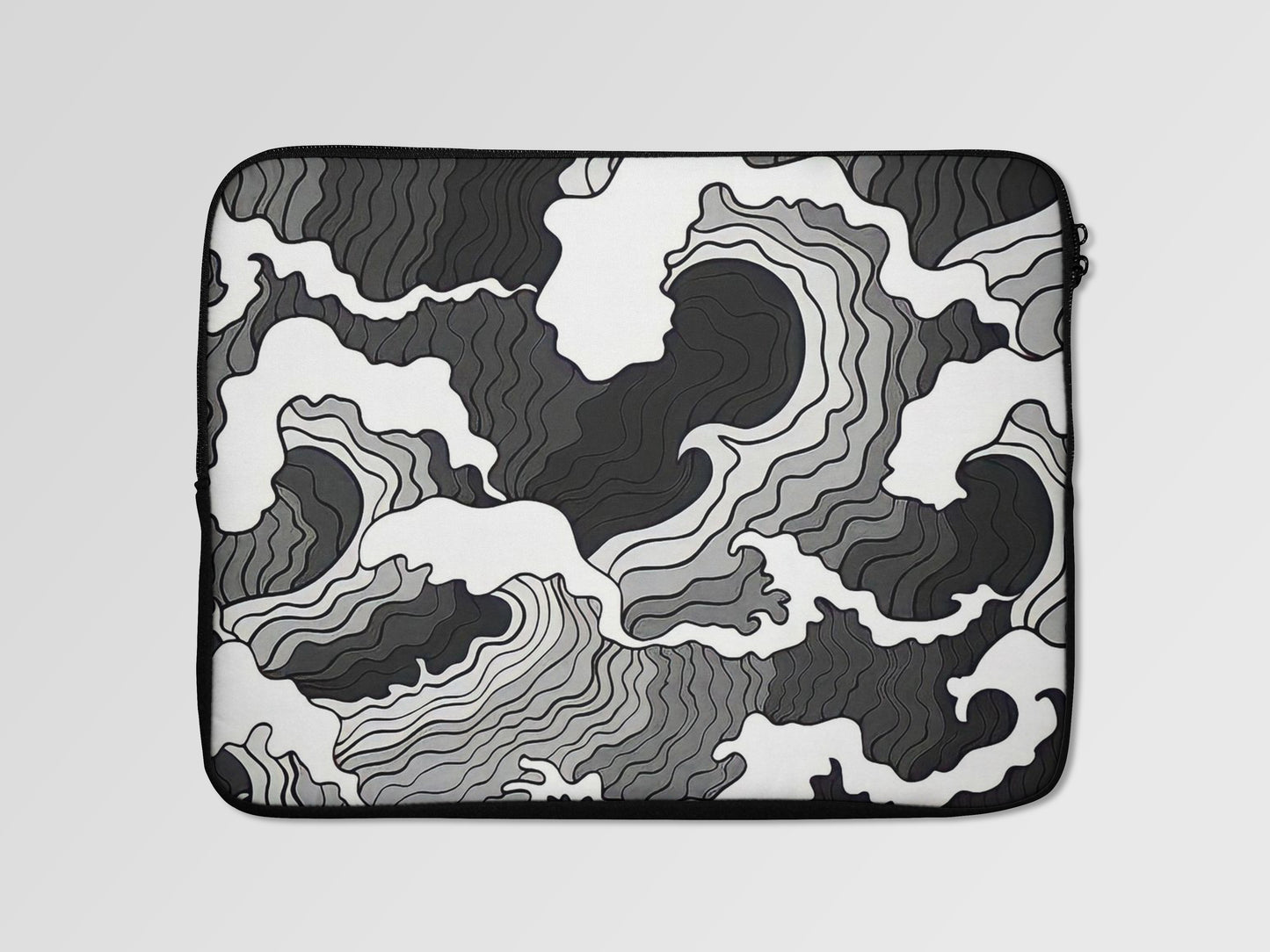Great Wave Abstract Laptop Sleeve Bag