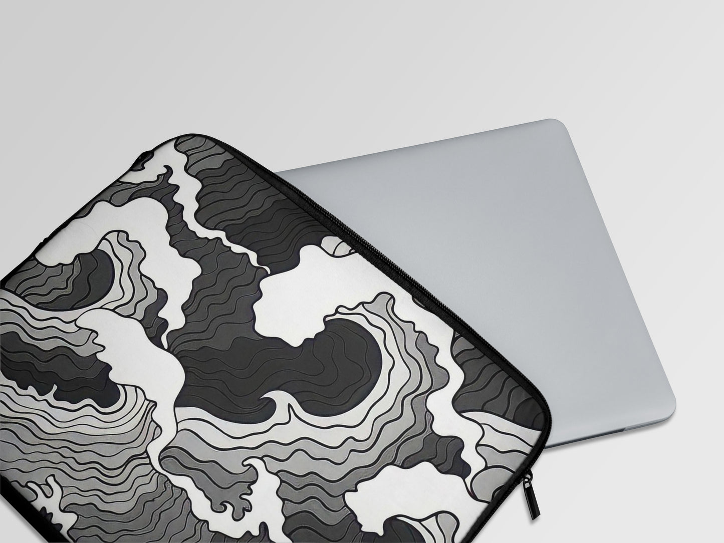 Great Wave Abstract Laptop Sleeve Bag