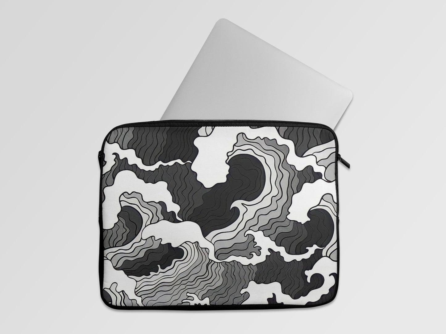 Great Wave Abstract Laptop Sleeve Bag