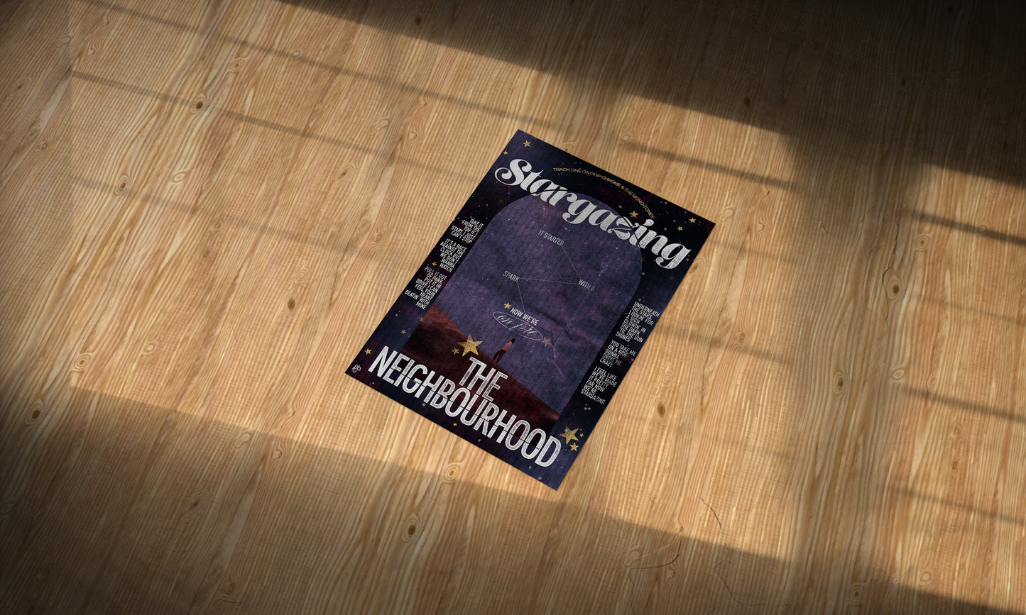The Neighbourhood Stargazing Spotify Aesthetic Metal Poster - Aesthetic Phone Cases - Culltique