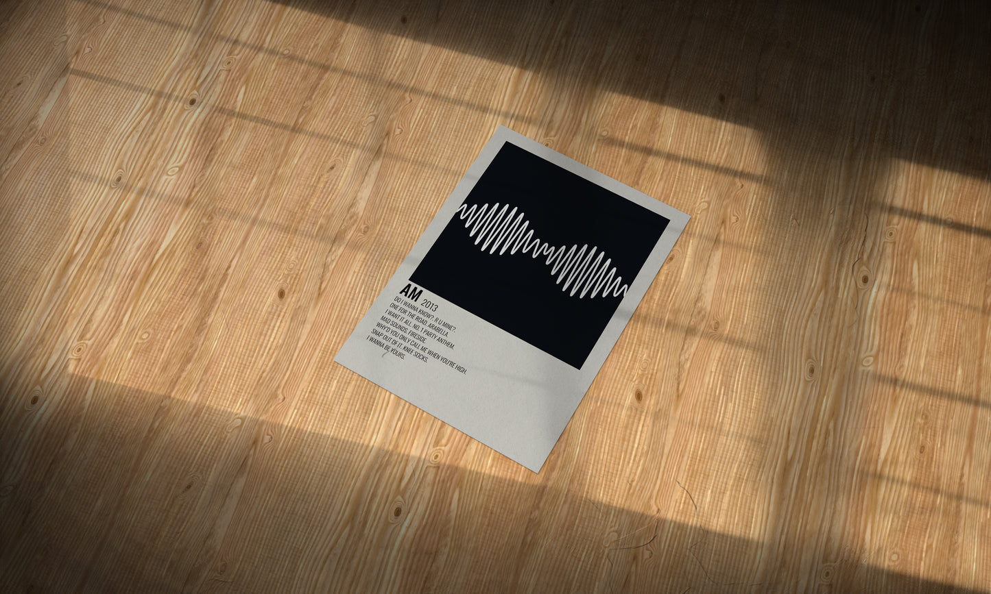 Arctic Monkeys Logo Spotify Aesthetic Metal Poster - Aesthetic Phone Cases - Culltique