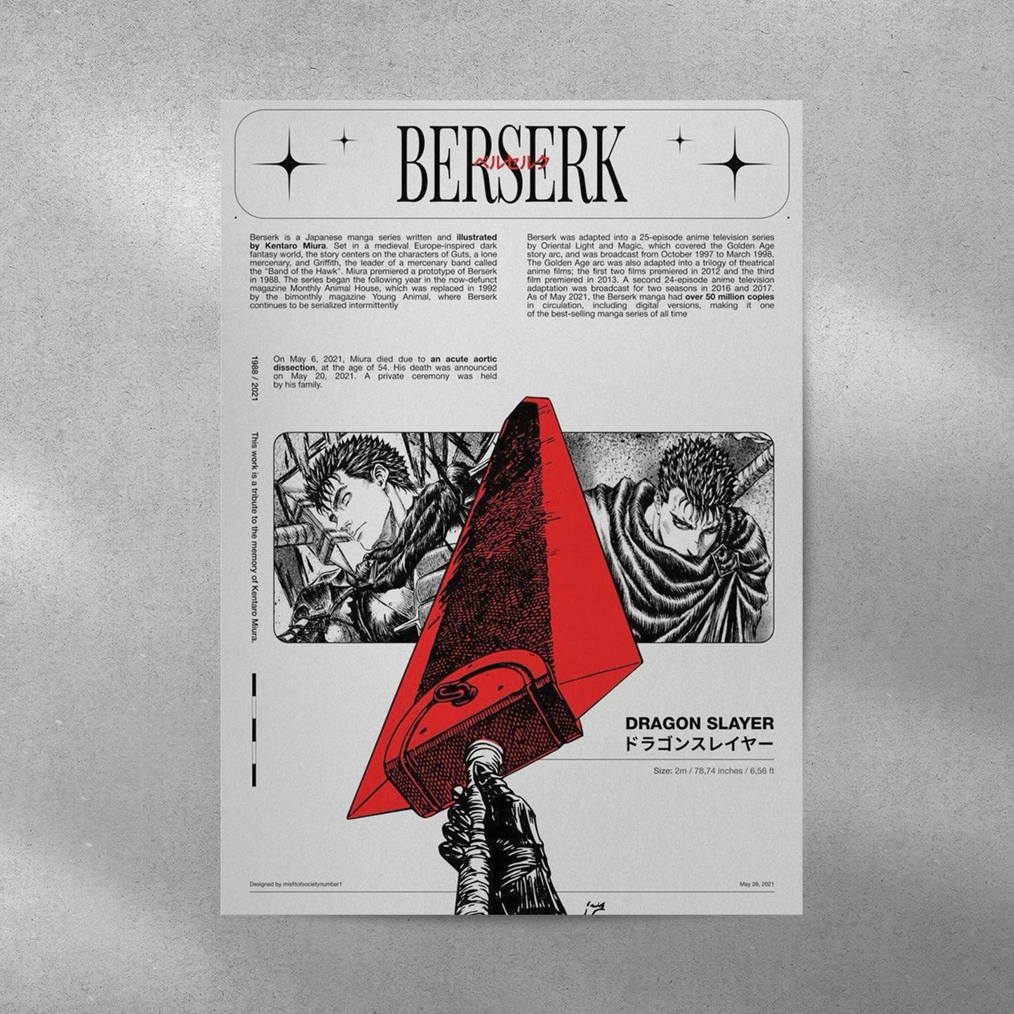 Berserk Anime Aesthetic Metal Poster - Aesthetic Phone Cases - Culltique