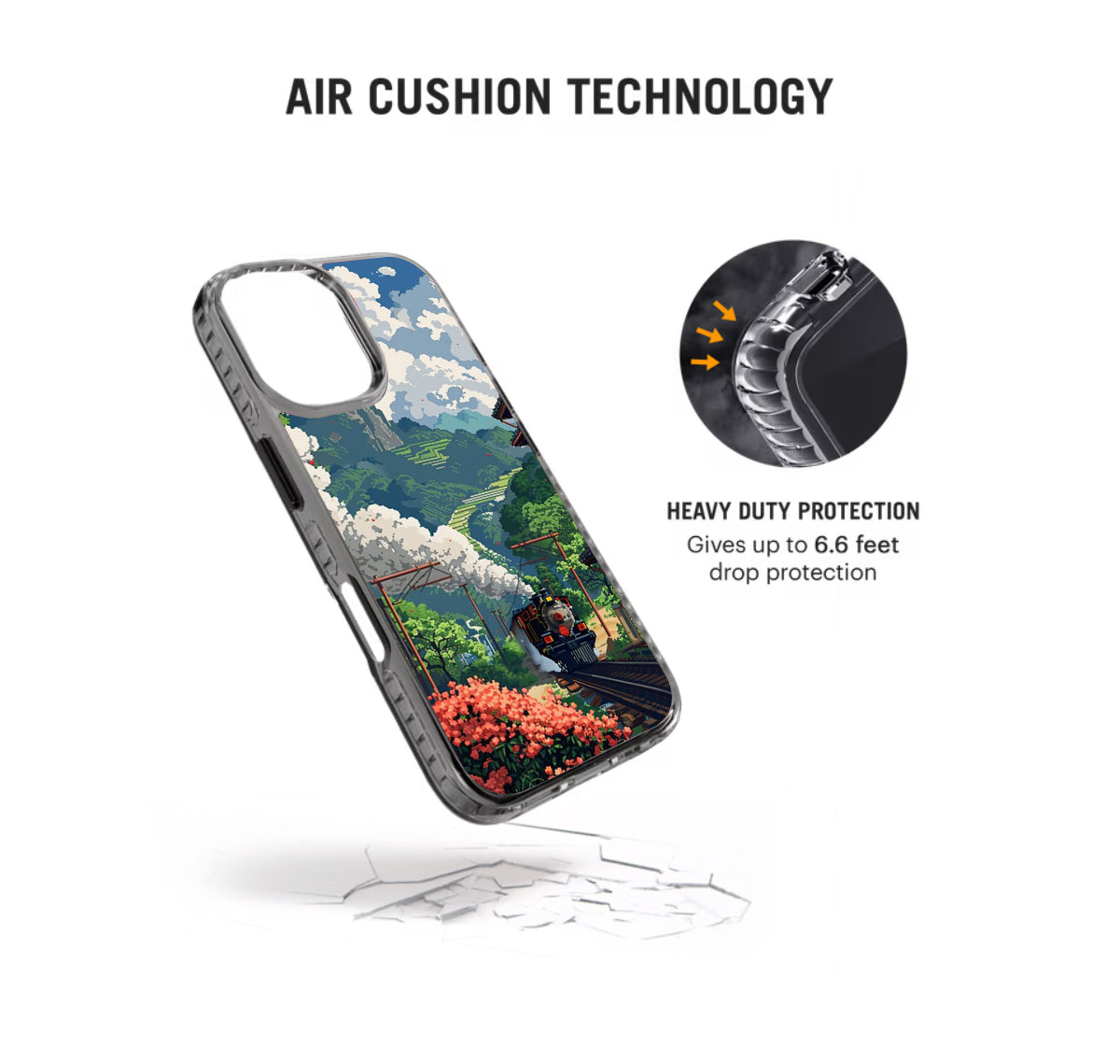 Station Pixel Art Stride 2.0 Phone Case Cover