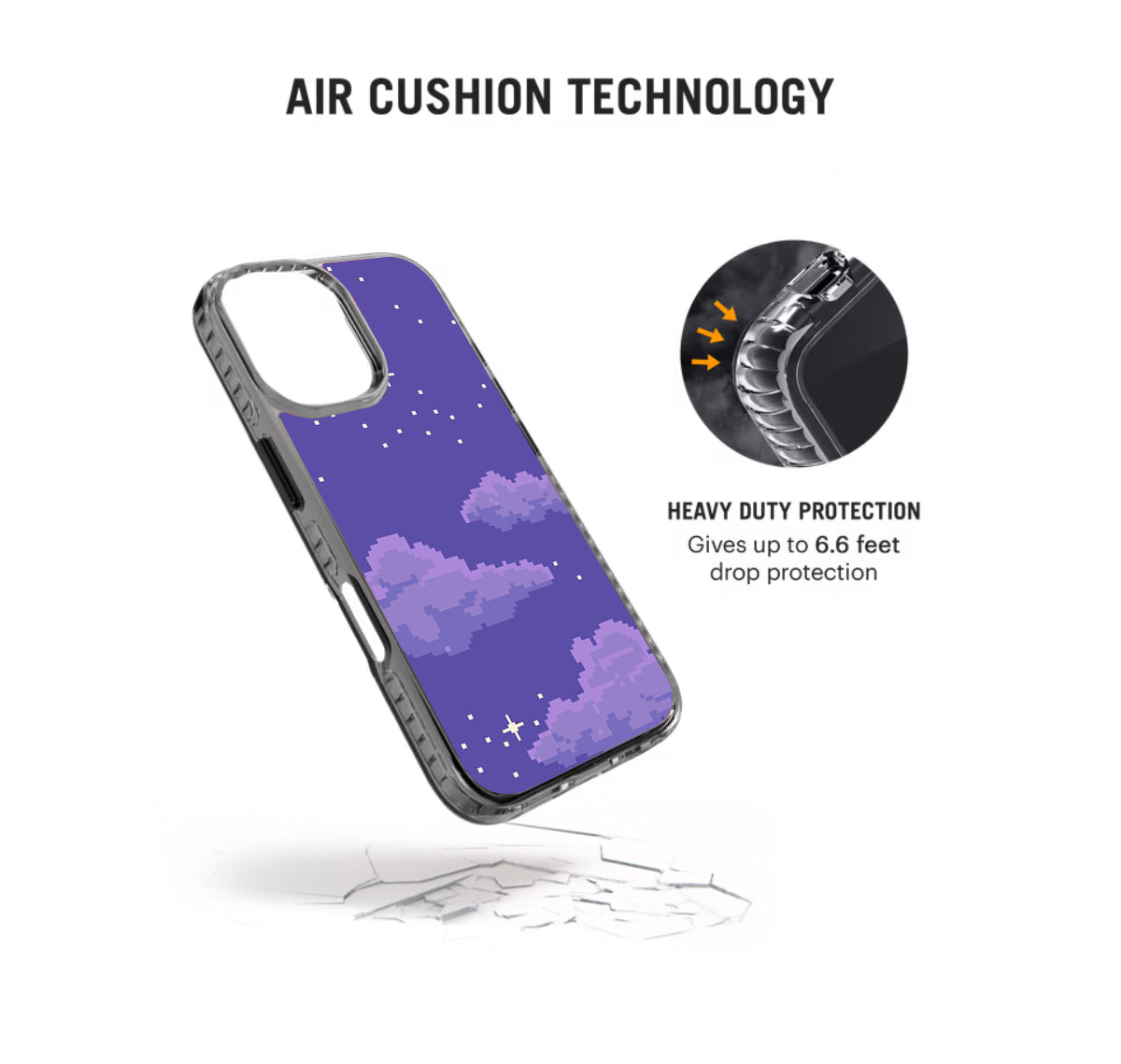 Night Sky Pixel Art Stride 2.0 Phone Case Cover