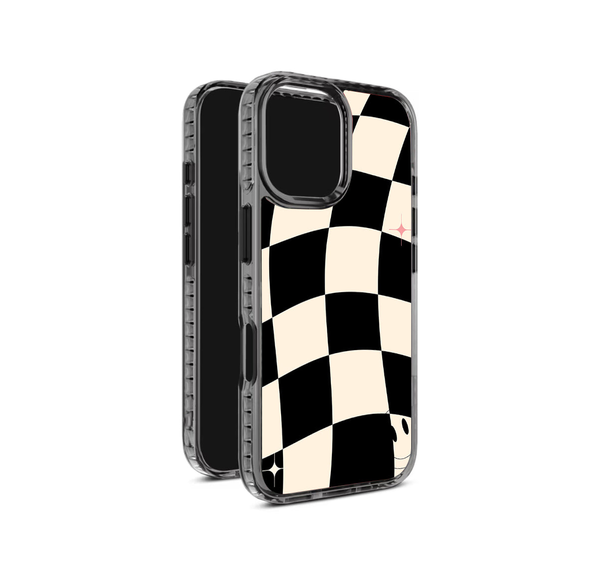 Black Checkers Pattern Stride 2.0 Phone Case Cover