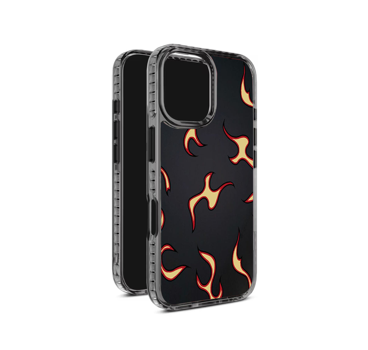 Black Flames Pattern Stride 2.0 Phone Case Cover