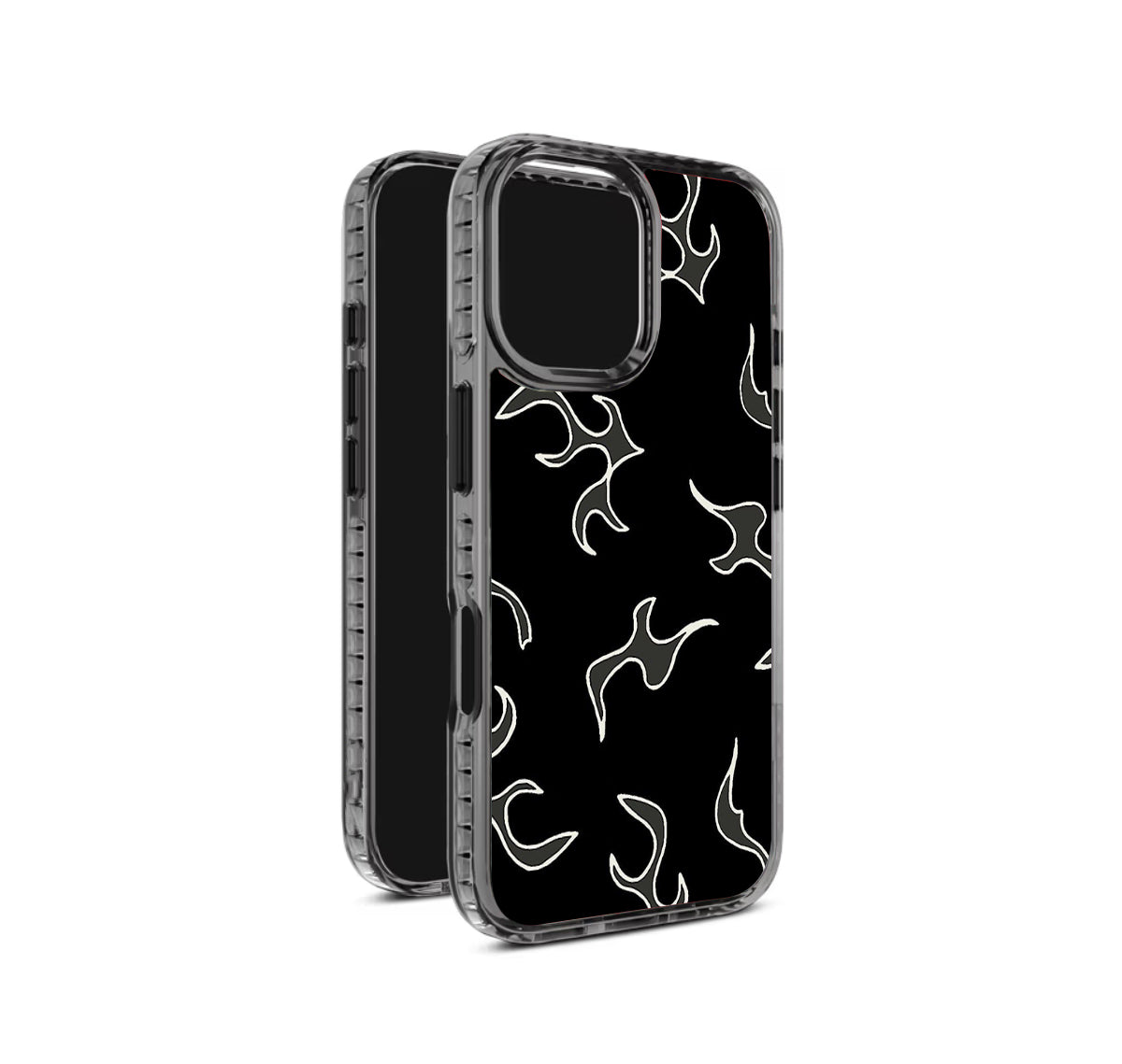 White Flames Pattern Stride 2.0 Phone Case Cover