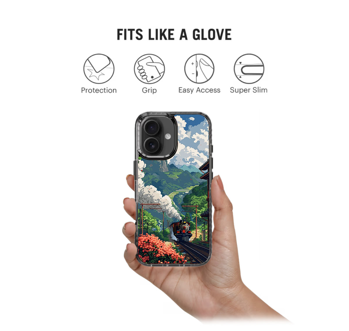 Station Pixel Art Stride 2.0 Phone Case Cover