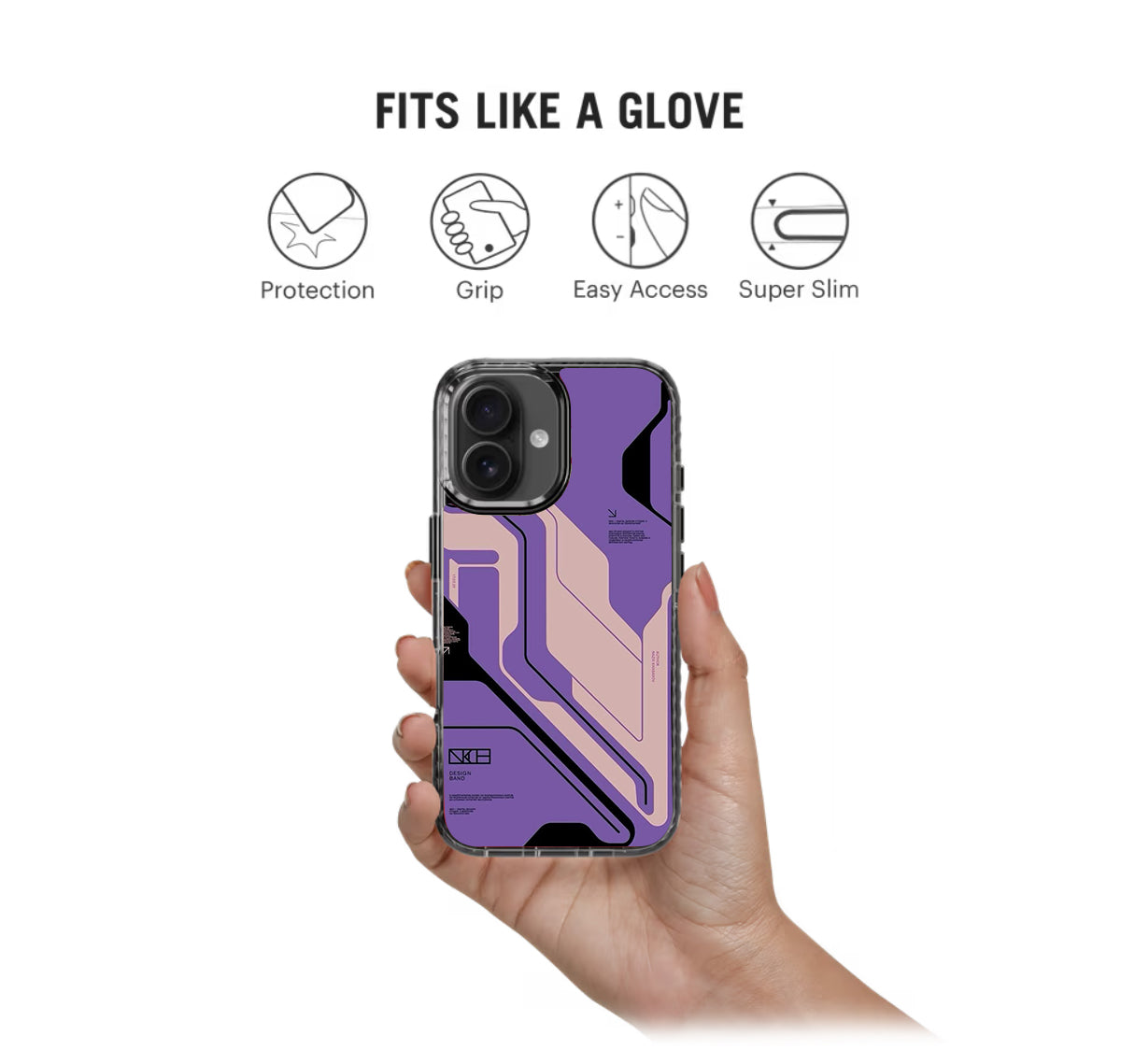 Cyber Circuit Purple Stride 2.0 Phone Case Cover