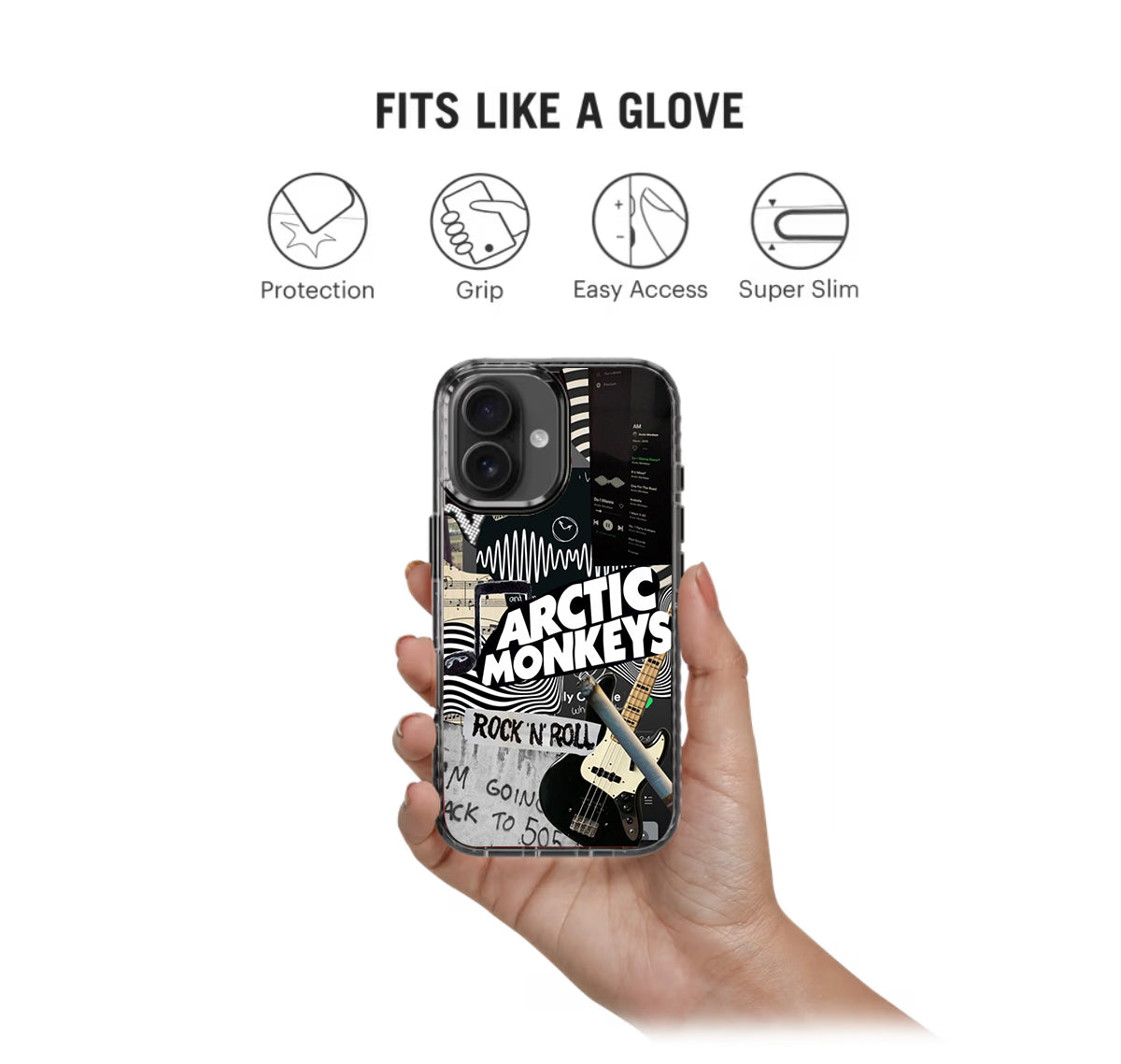Arctic Monkeys Aesthetic Spotify Stride 2.0 Phone Case Cover