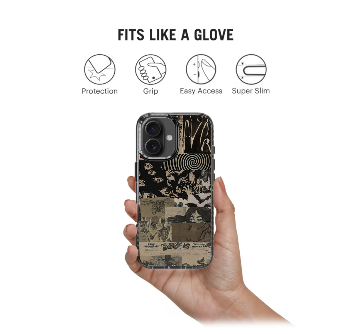 Japanese Dark Abstract Stride 2.0 Phone Case Cover