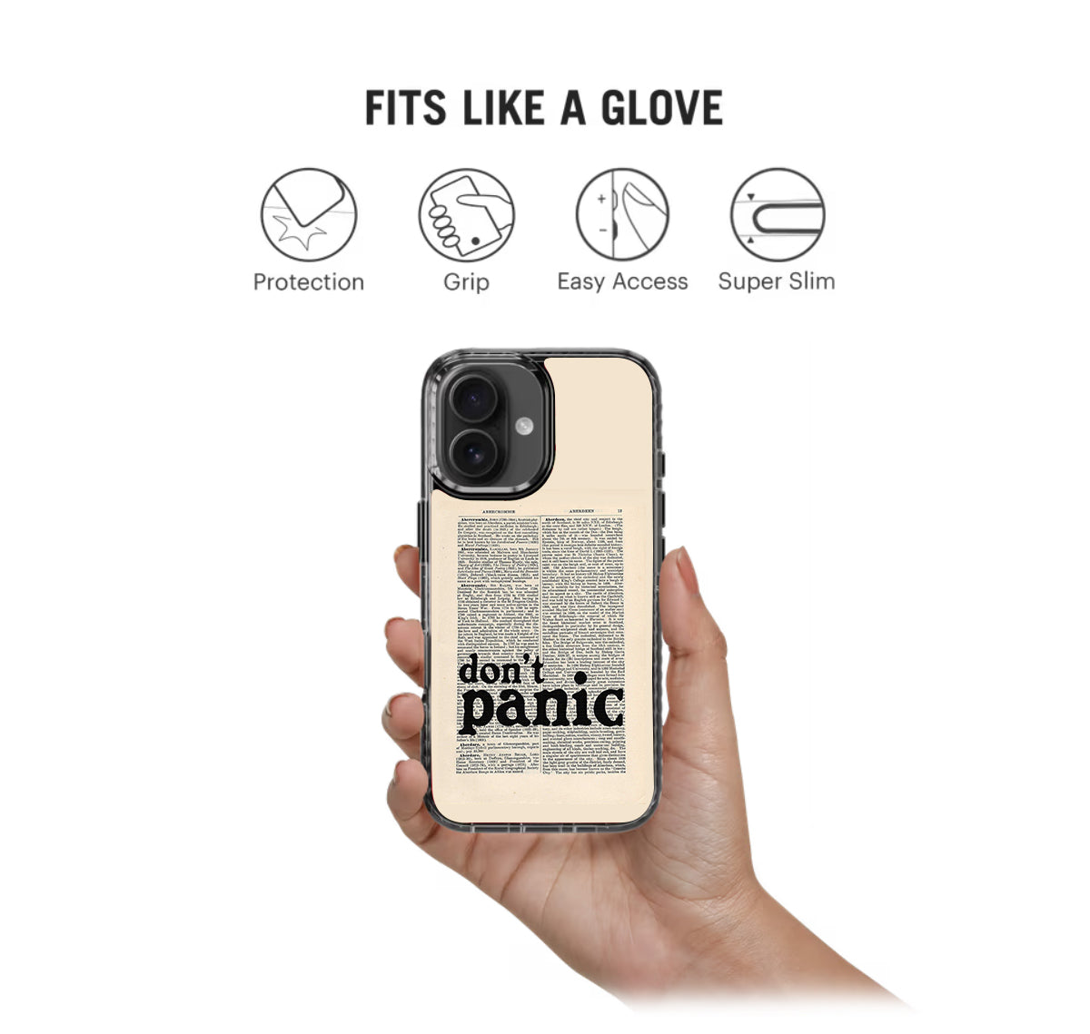 Don't Panic Vintage Stride 2.0 Phone Case Cover
