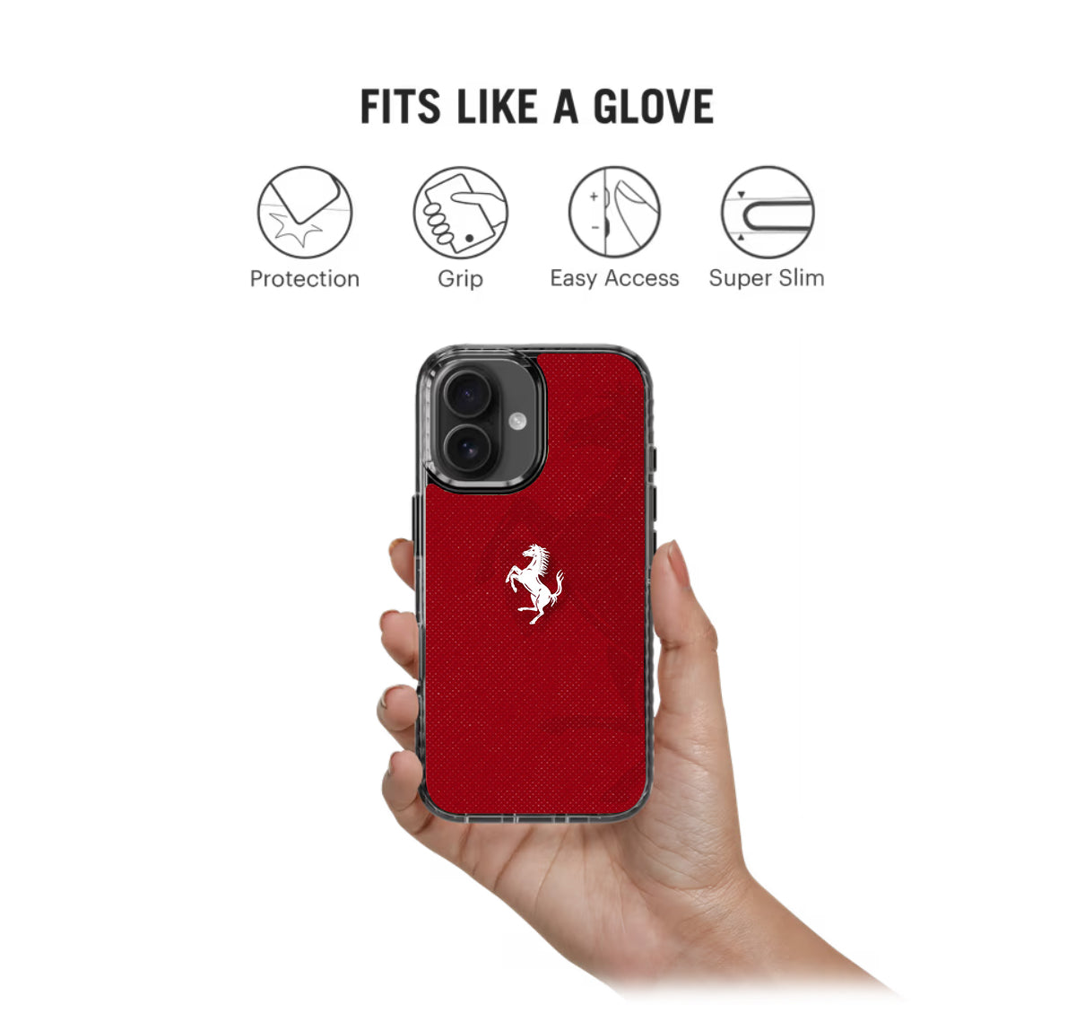 Ferrari Red Stride 2.0 Phone Case Cover