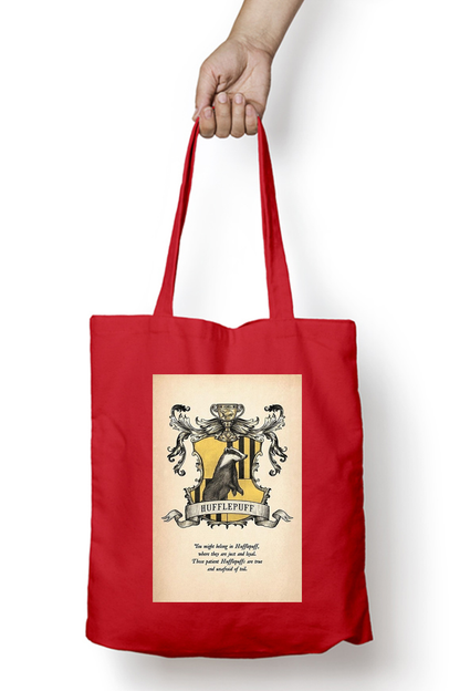 Harry Potter Hufflepuff Sigil Tote Bag - Aesthetic Phone Cases - Culltique