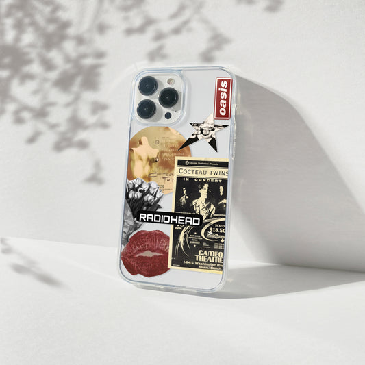 Radiohead Aesthetic Silicone Clear Case