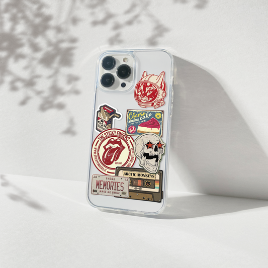 Retro Age Vintage Silicone Clear Case