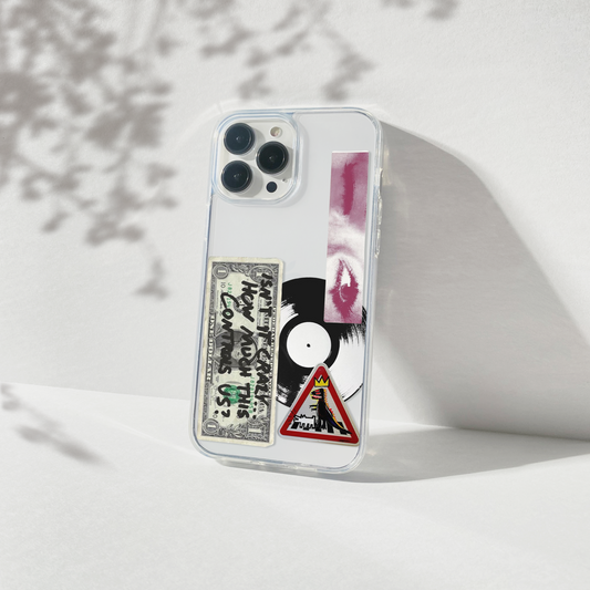World Order Silicone Clear Case